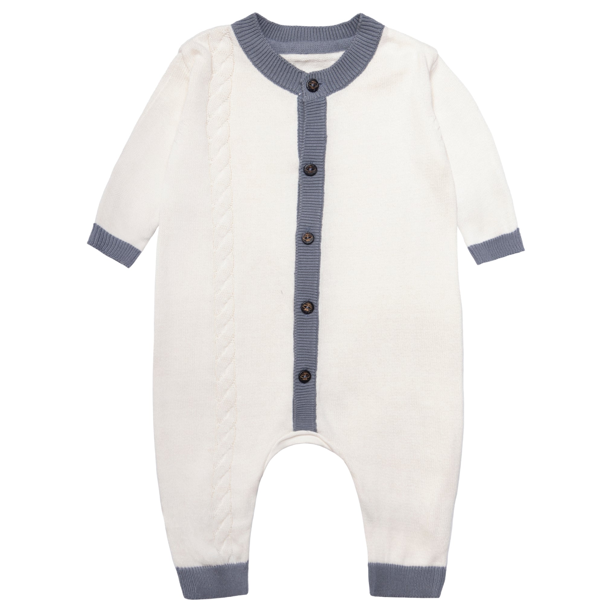 Organic Cotton Newborn Romper – view 3 – Infantium Victoria