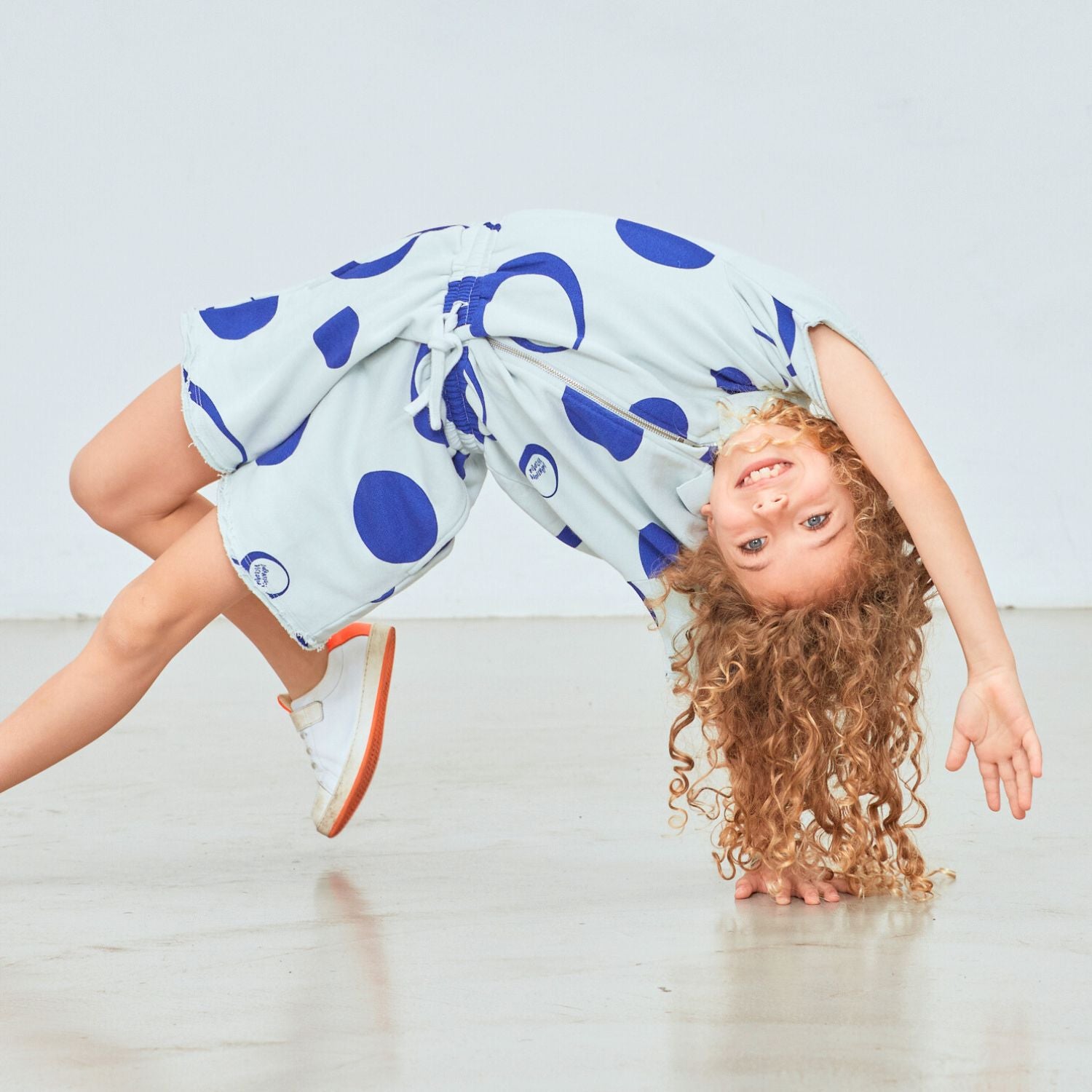 Blue Boys and Girls Jumpsuit – view 3 – Infantium Victoria