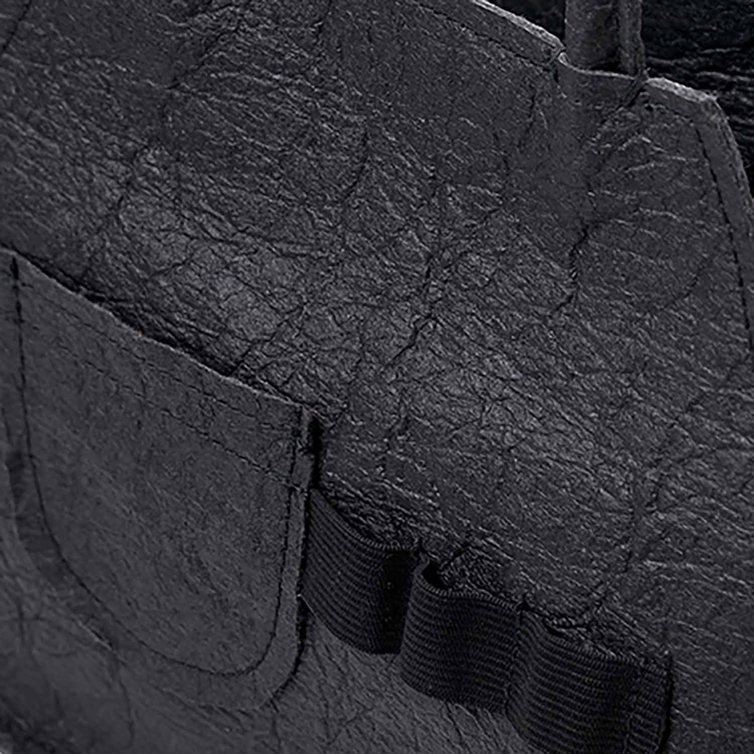 Black Pinatex Handbag – view 2 – Infantium Victoria