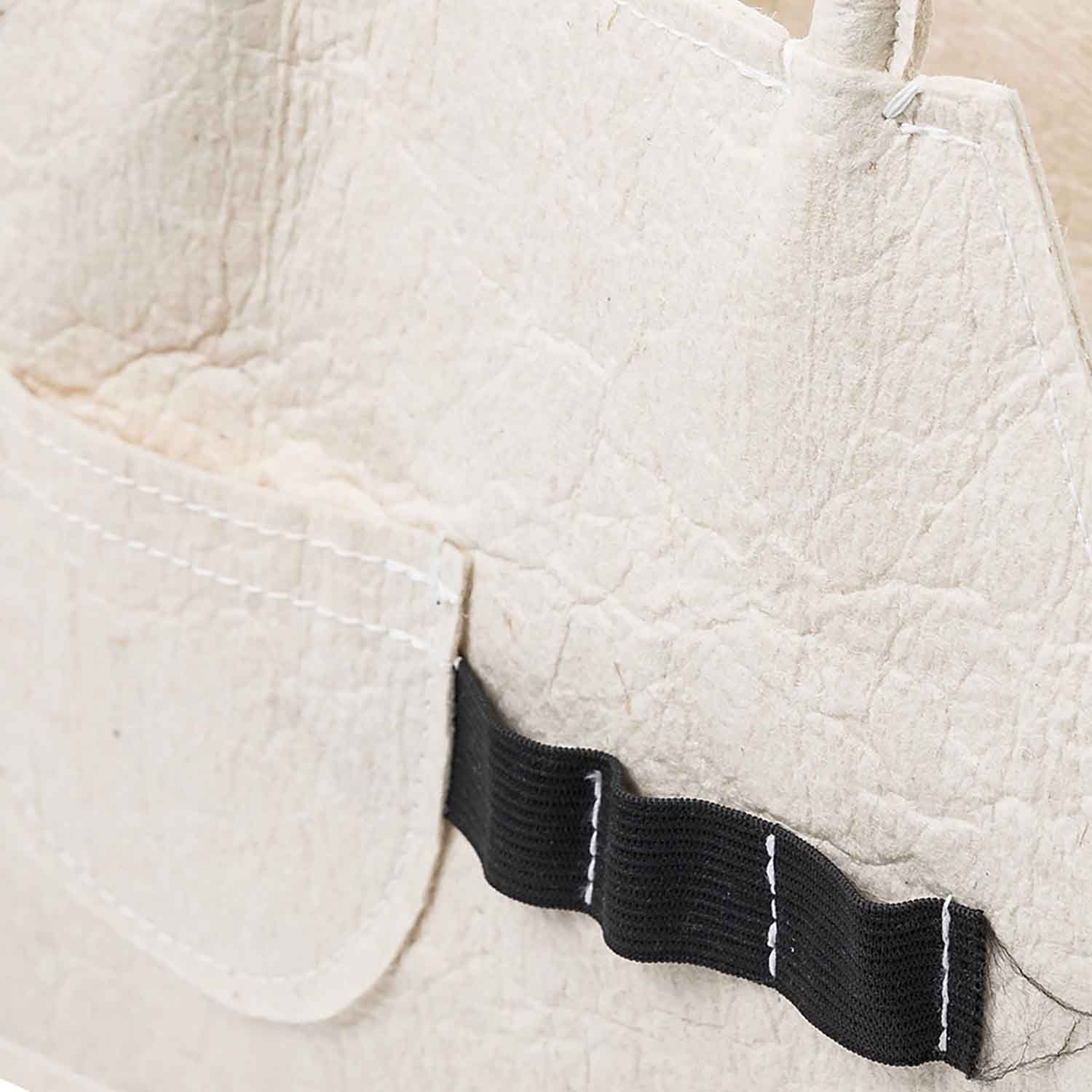 White Pinatex Handbag – view 2 – Infantium Victoria