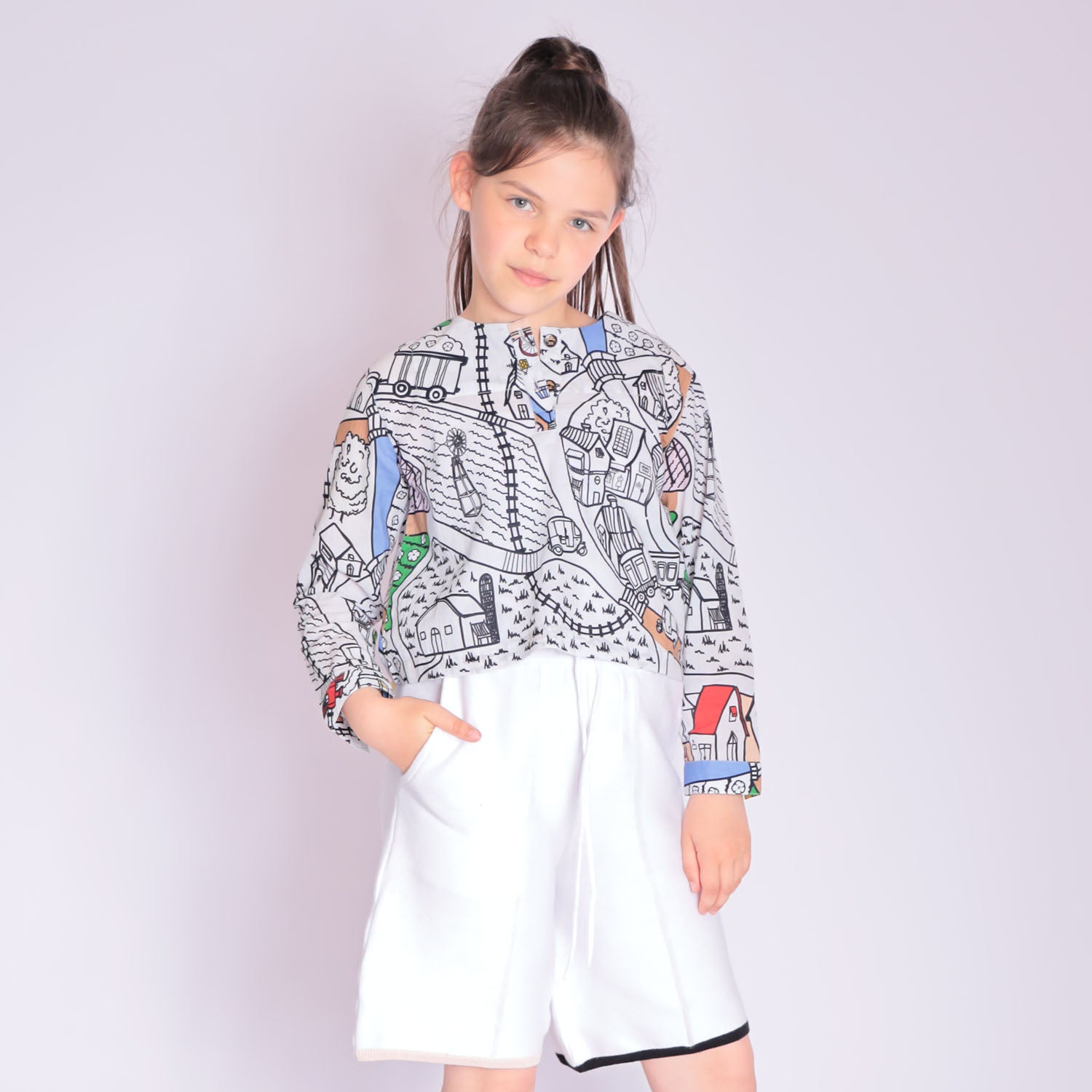 Boys and Girls Bermuda Shorts – view 3 – Infantium Victoria