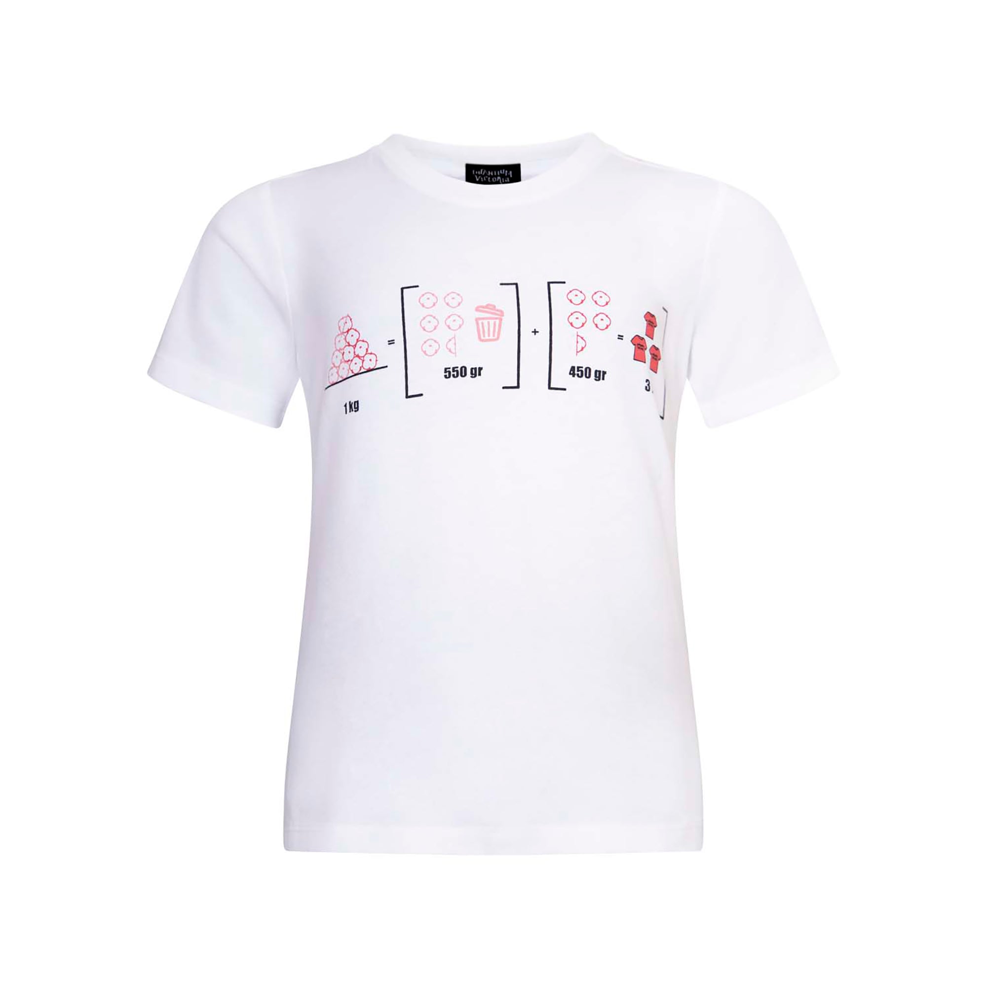 Infographics T-shirt with Raw Cotton Print for Kids – Infantium Victoria