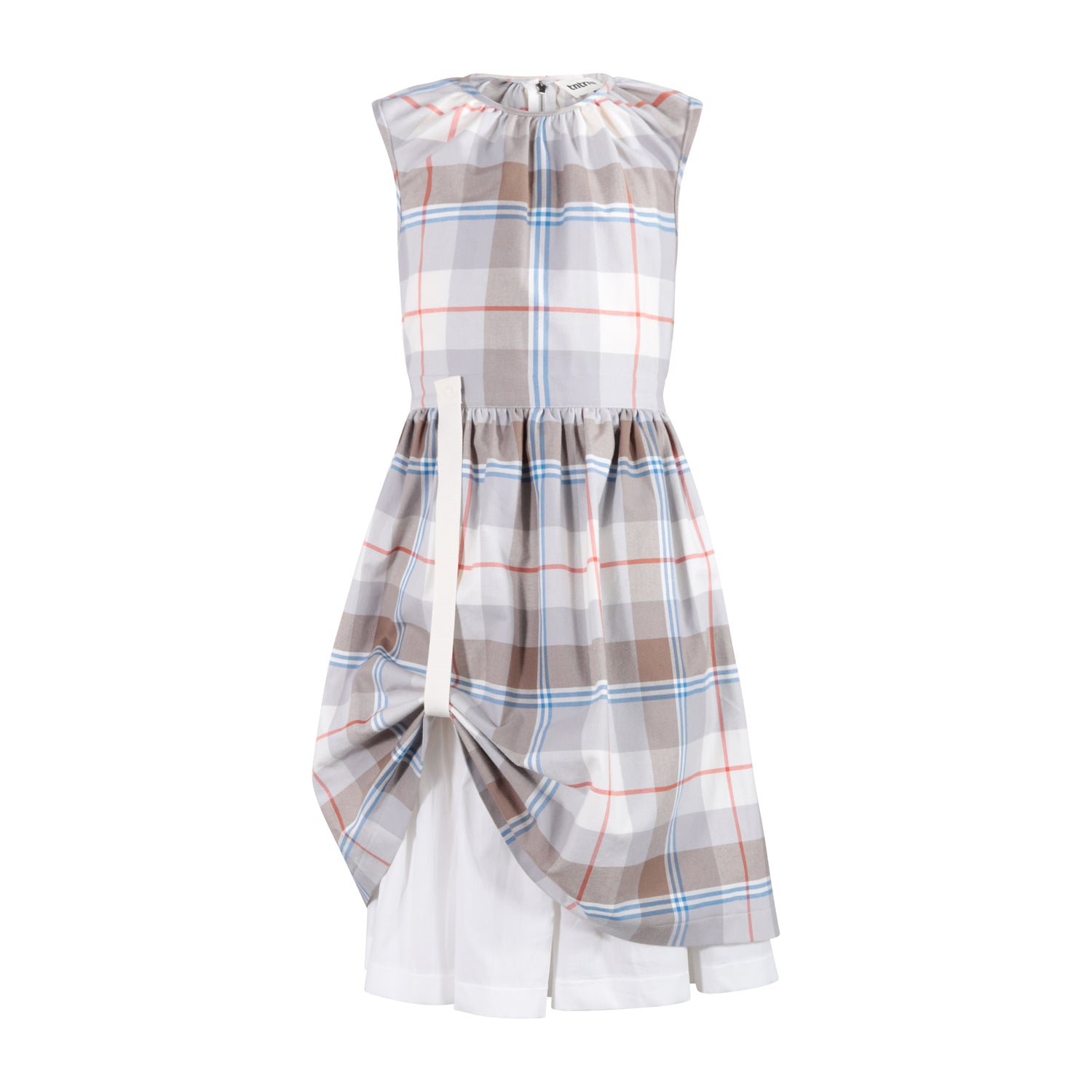 The Double-Layer Dress — Morgado Plaid – Infantium Victoria