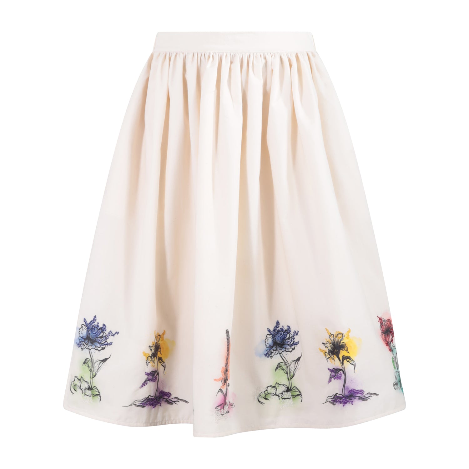 The Embroidered Shirt — Off-White Poplin – Infantium Victoria