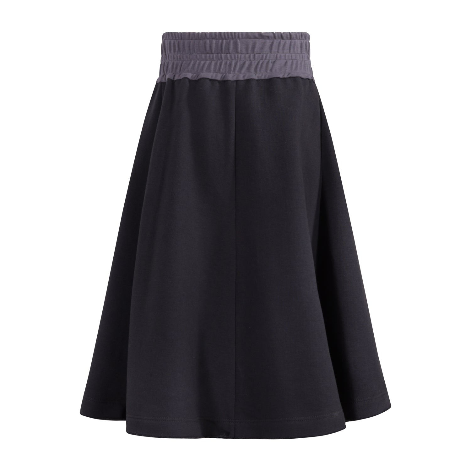 The Sweat Skirt — Lamp Black Cotonea – view 2 – Infantium Victoria