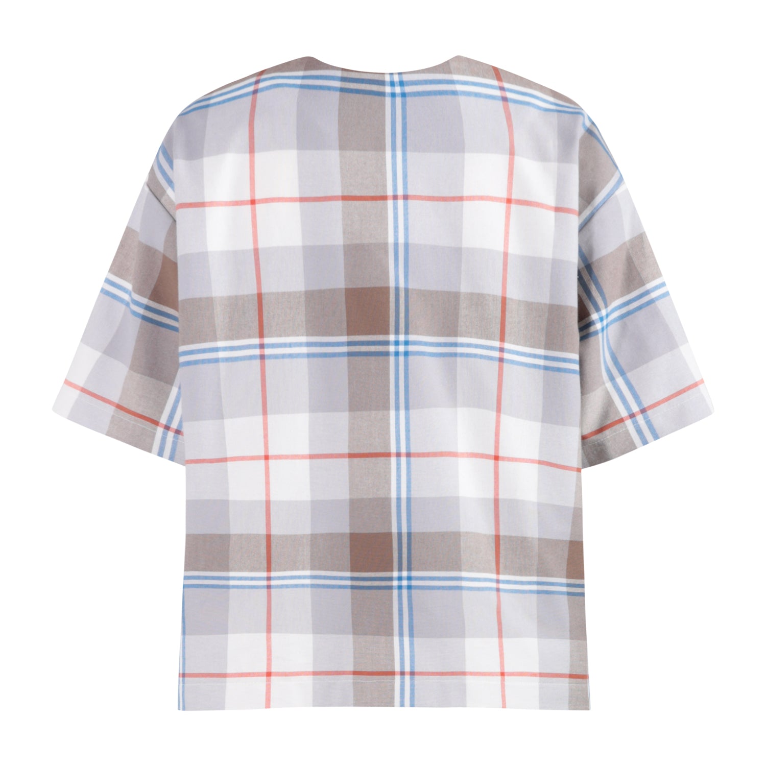 The Woven T-Shirt — Morgado Plaid – view 2 – Infantium Victoria