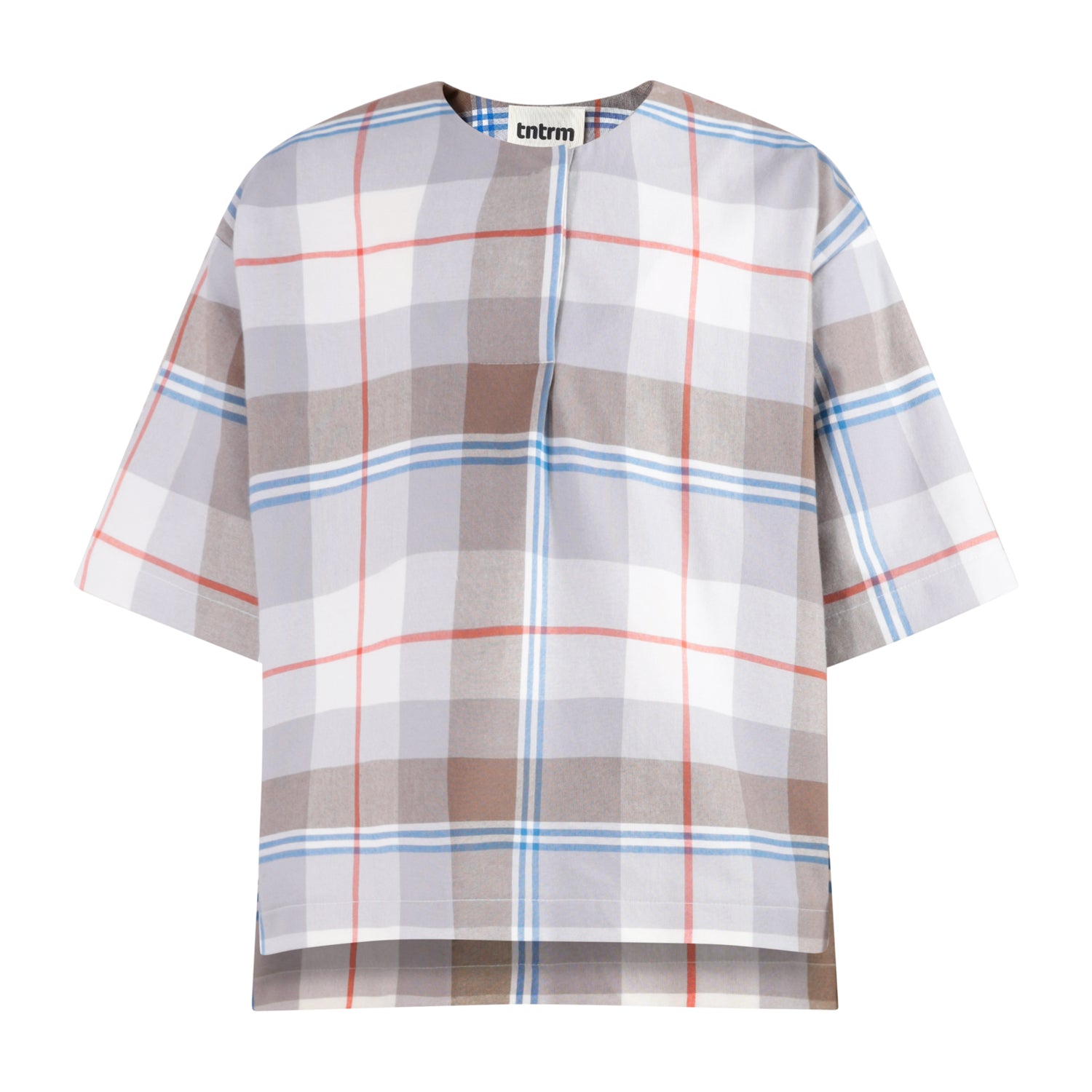 The Woven T-Shirt — Morgado Plaid – Infantium Victoria
