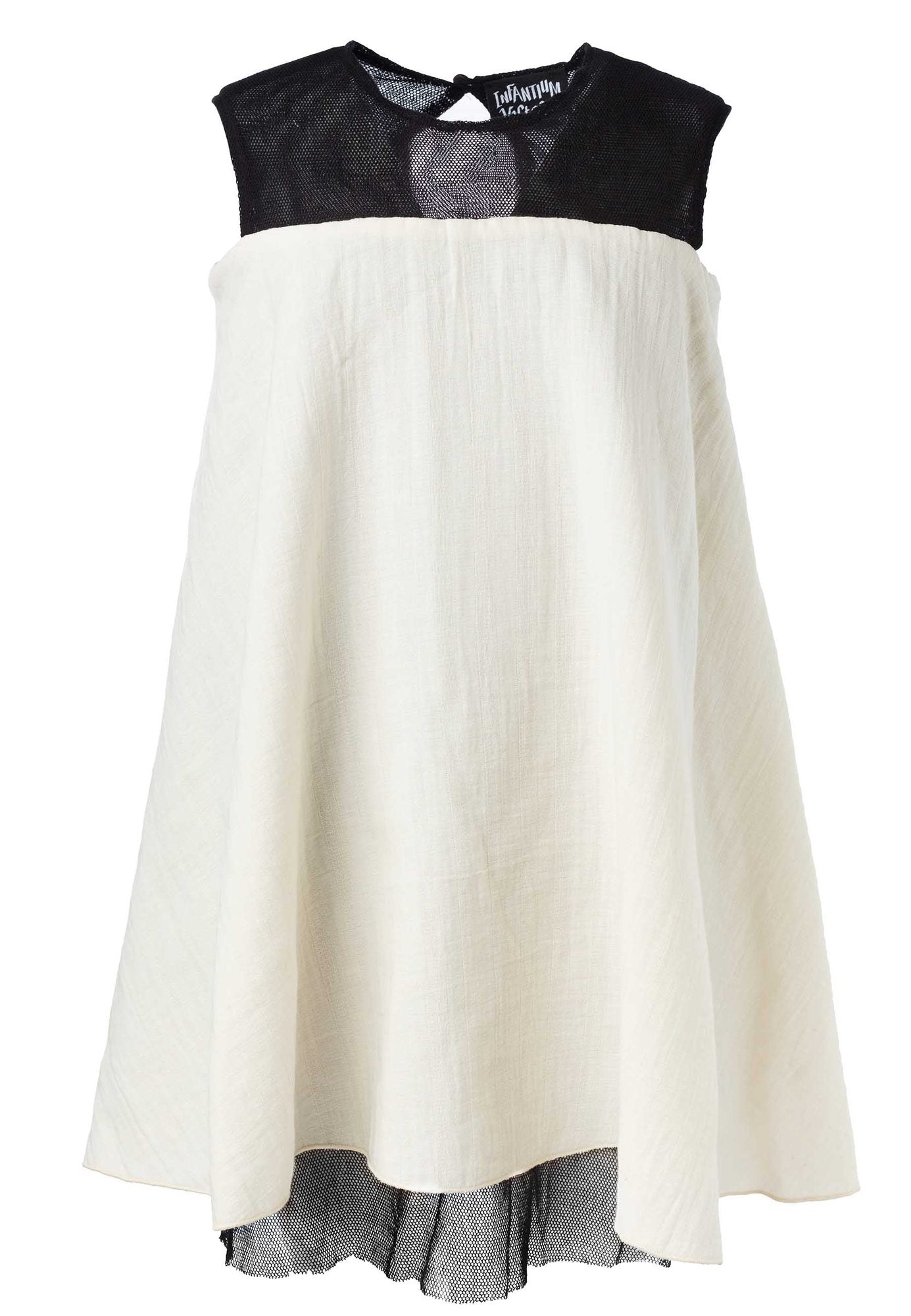 White Baby Doll Dress for Girls – view 5 – Infantium Victoria