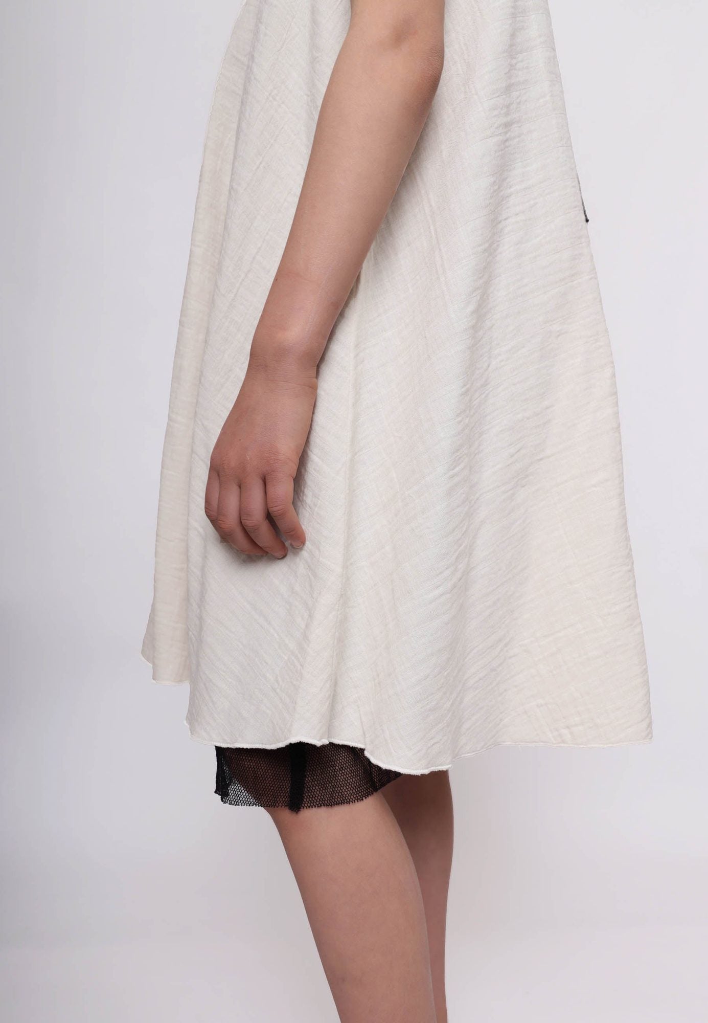 White Baby Doll Dress for Girls – view 8 – Infantium Victoria