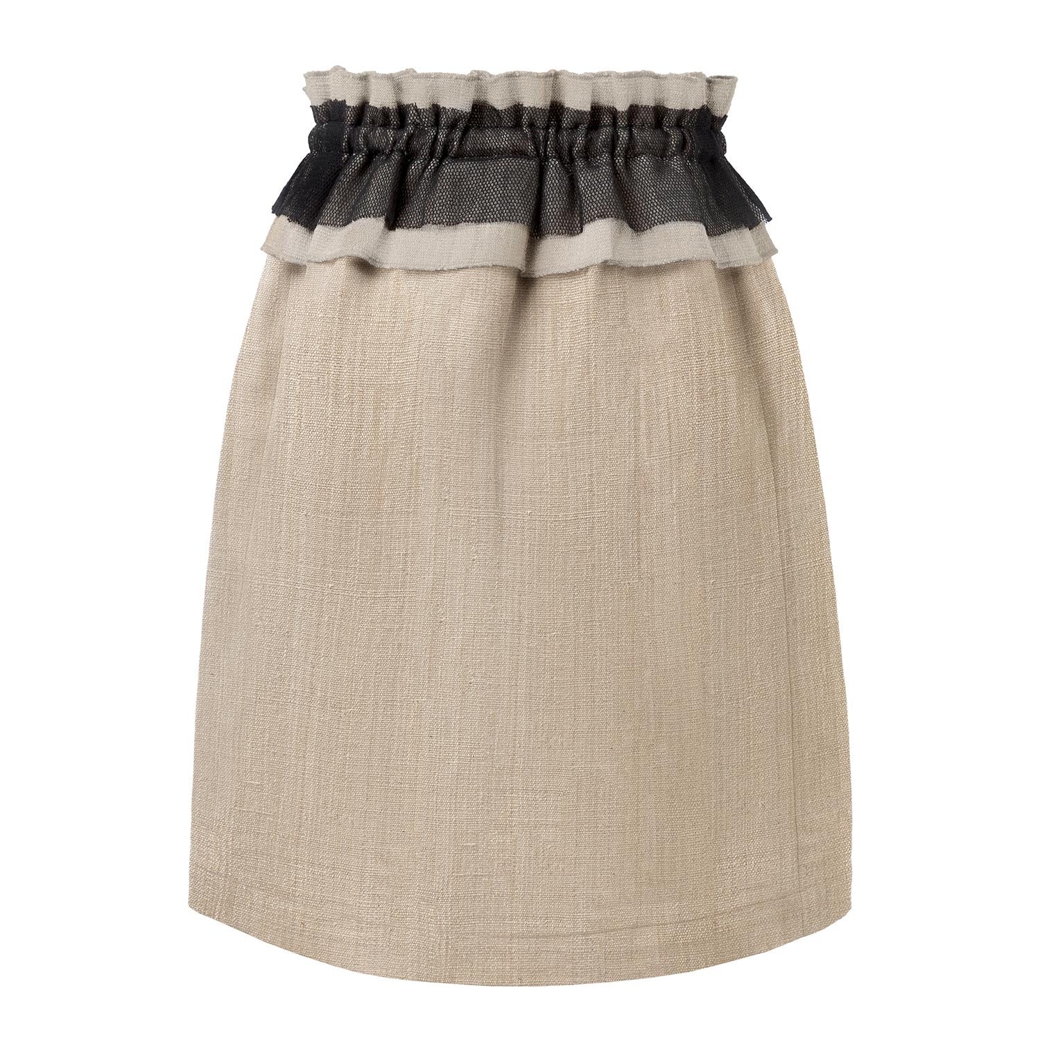 World Exlusive Limited Edition Lotus Skirt with Linen Ruffle – view 3 – Infantium Victoria