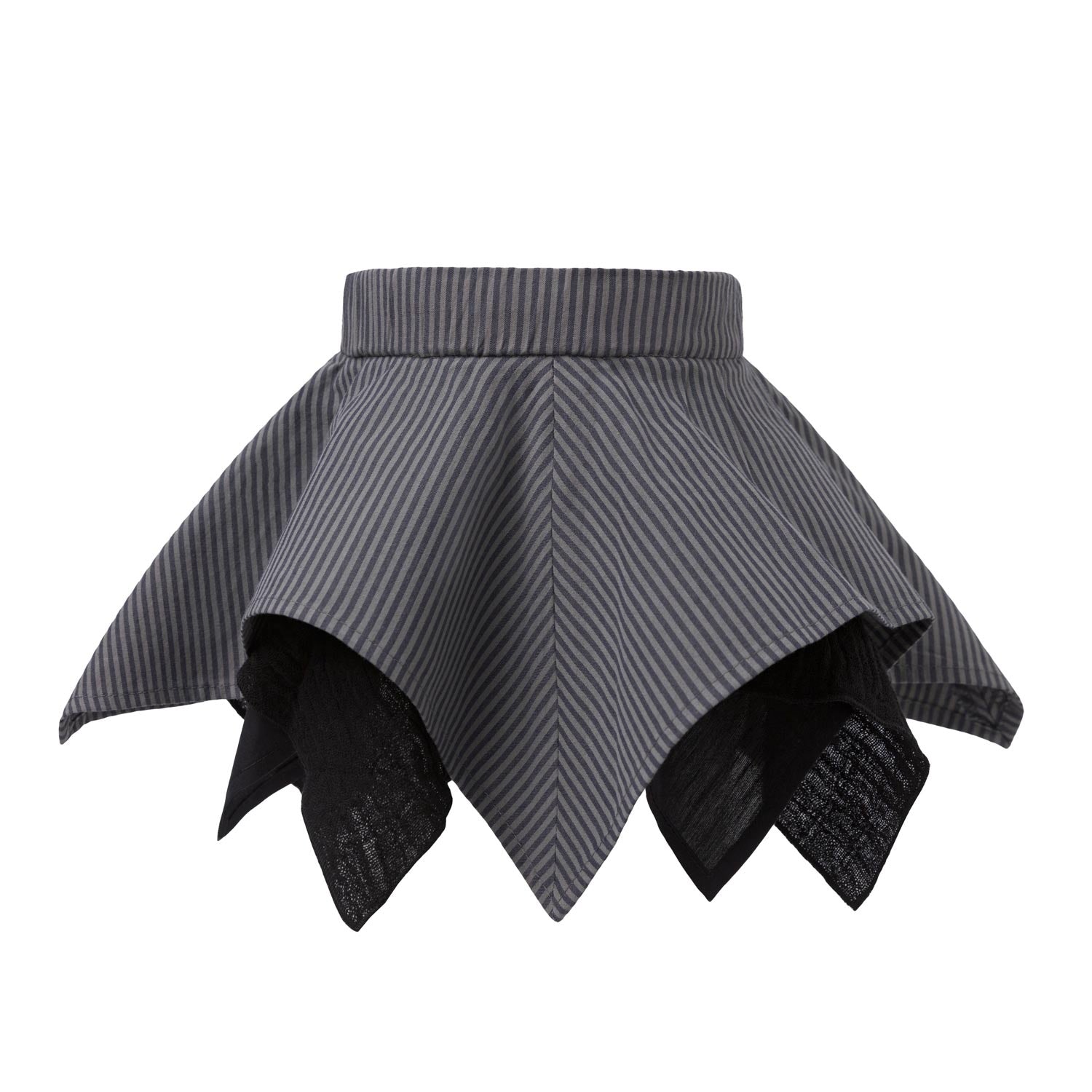 Baby Handkerchief Skirt in Gray Stripes – Infantium Victoria