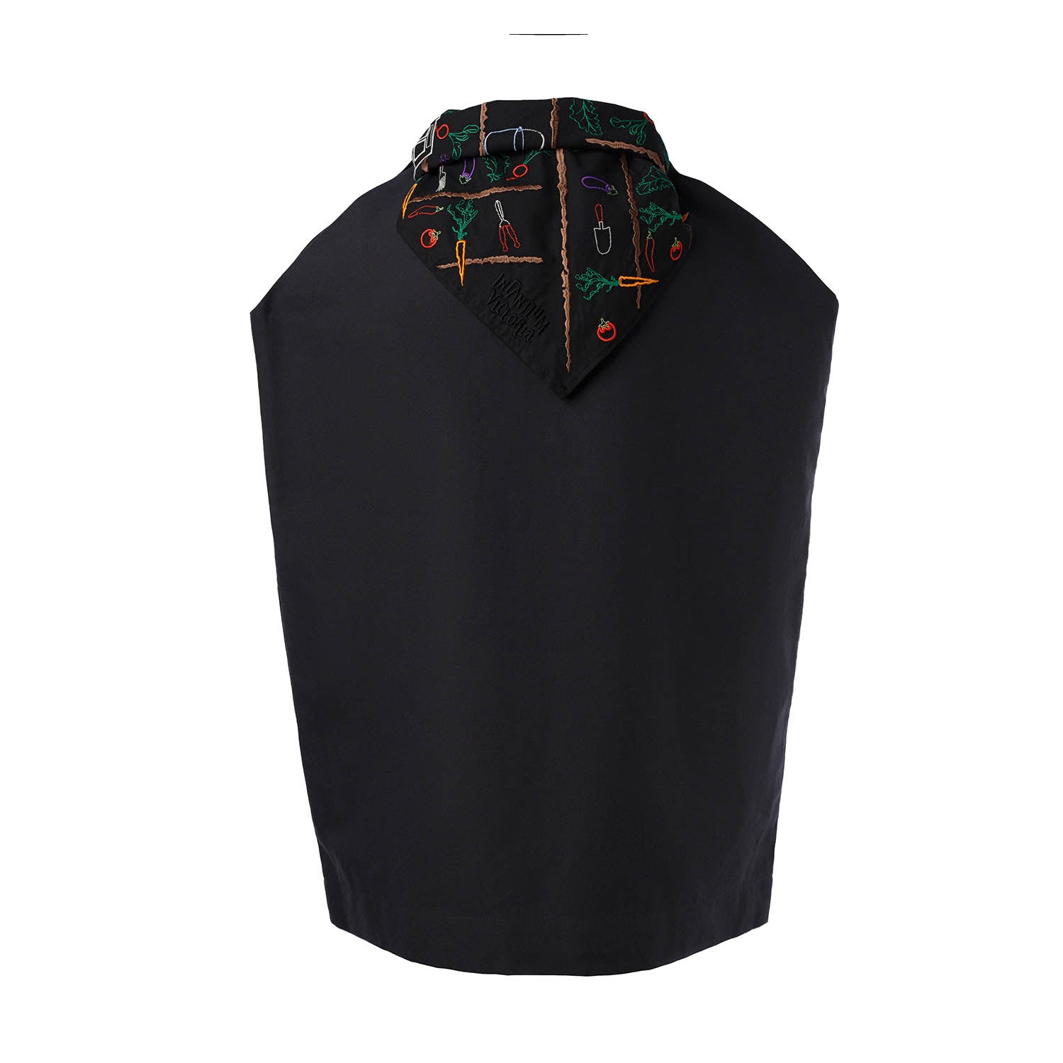 Girls' Handkerchief Dress in Black – view 2 – Infantium Victoria