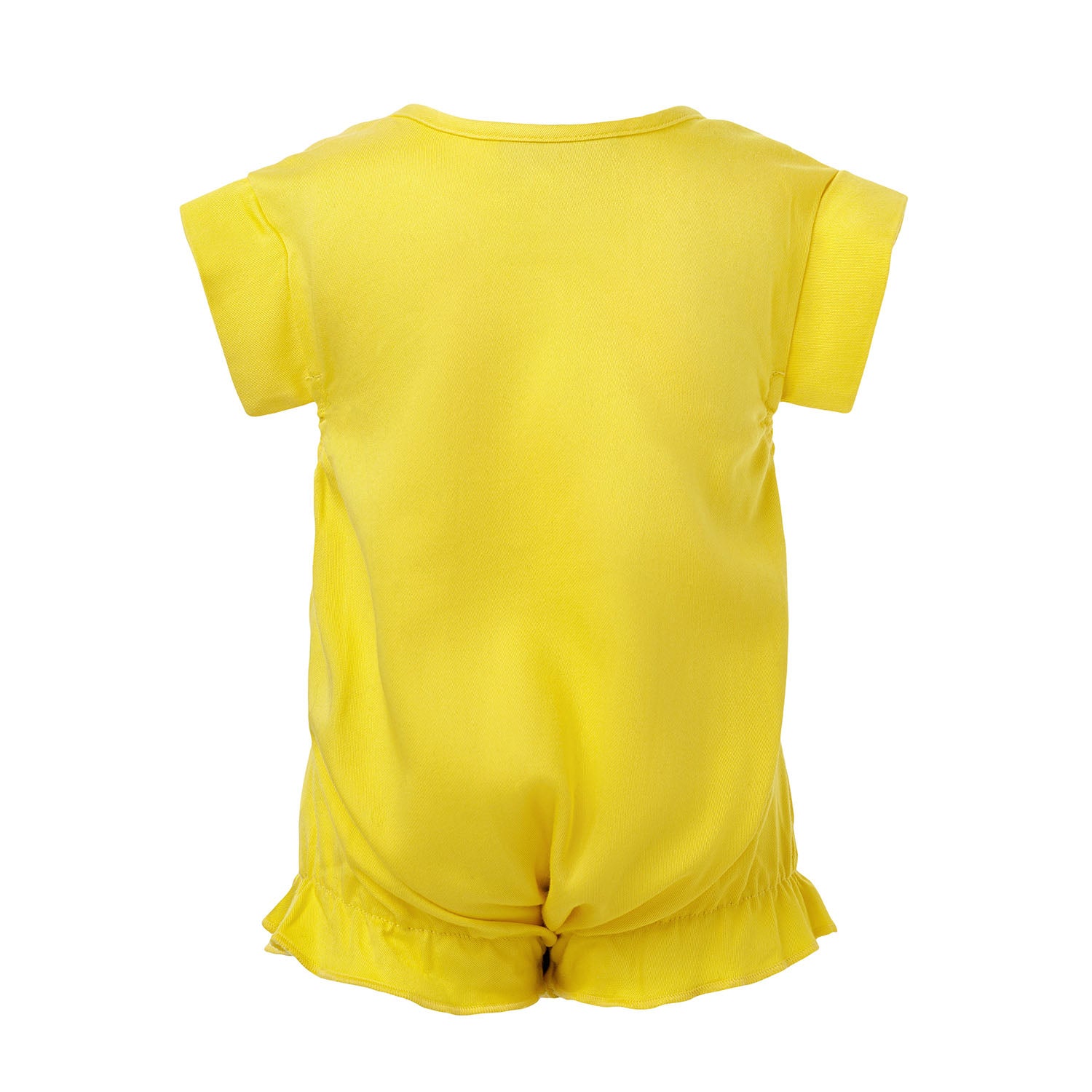 Yellow Romper with Treehouse Print – view 3 – Infantium Victoria