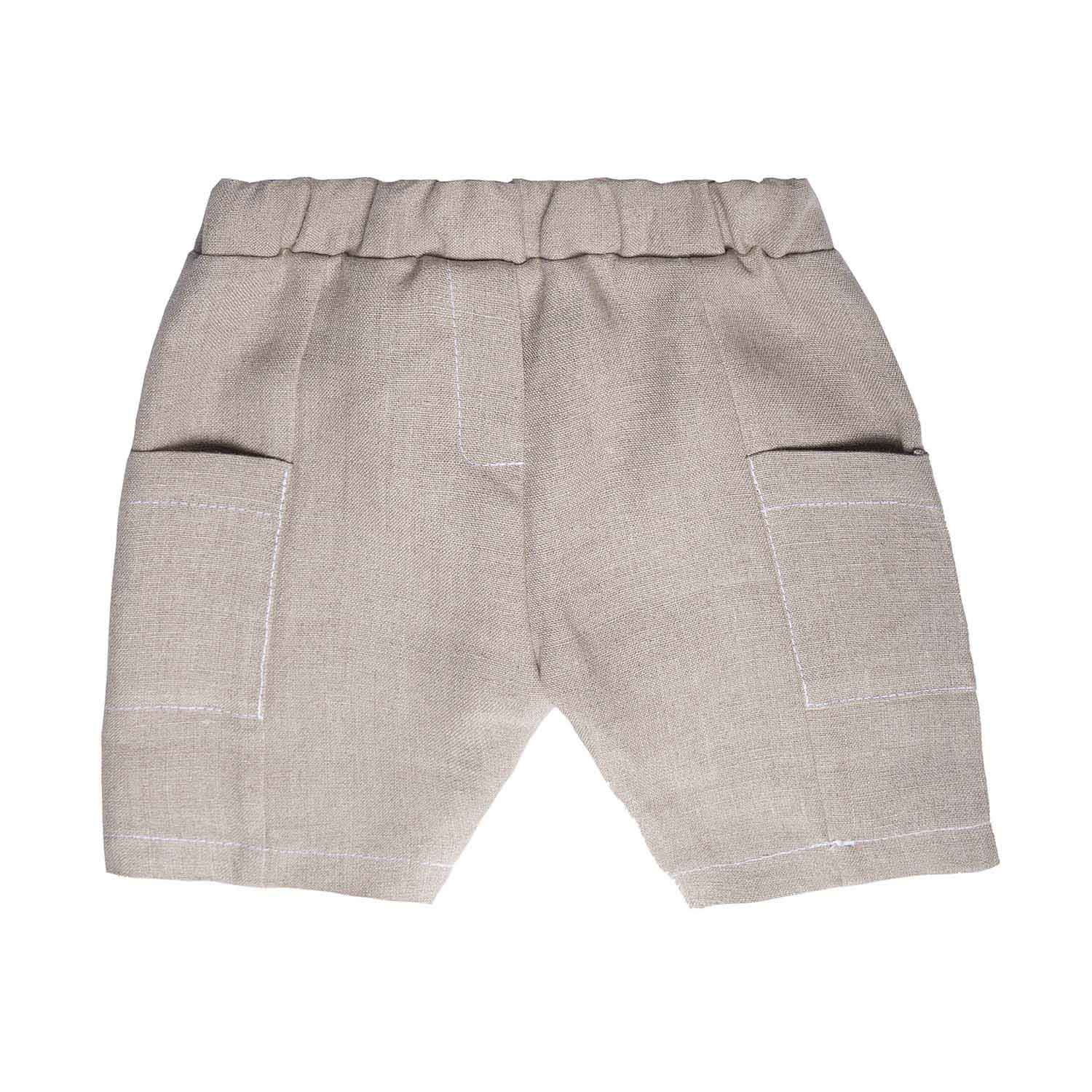Beige Linen Baby Pants – Infantium Victoria