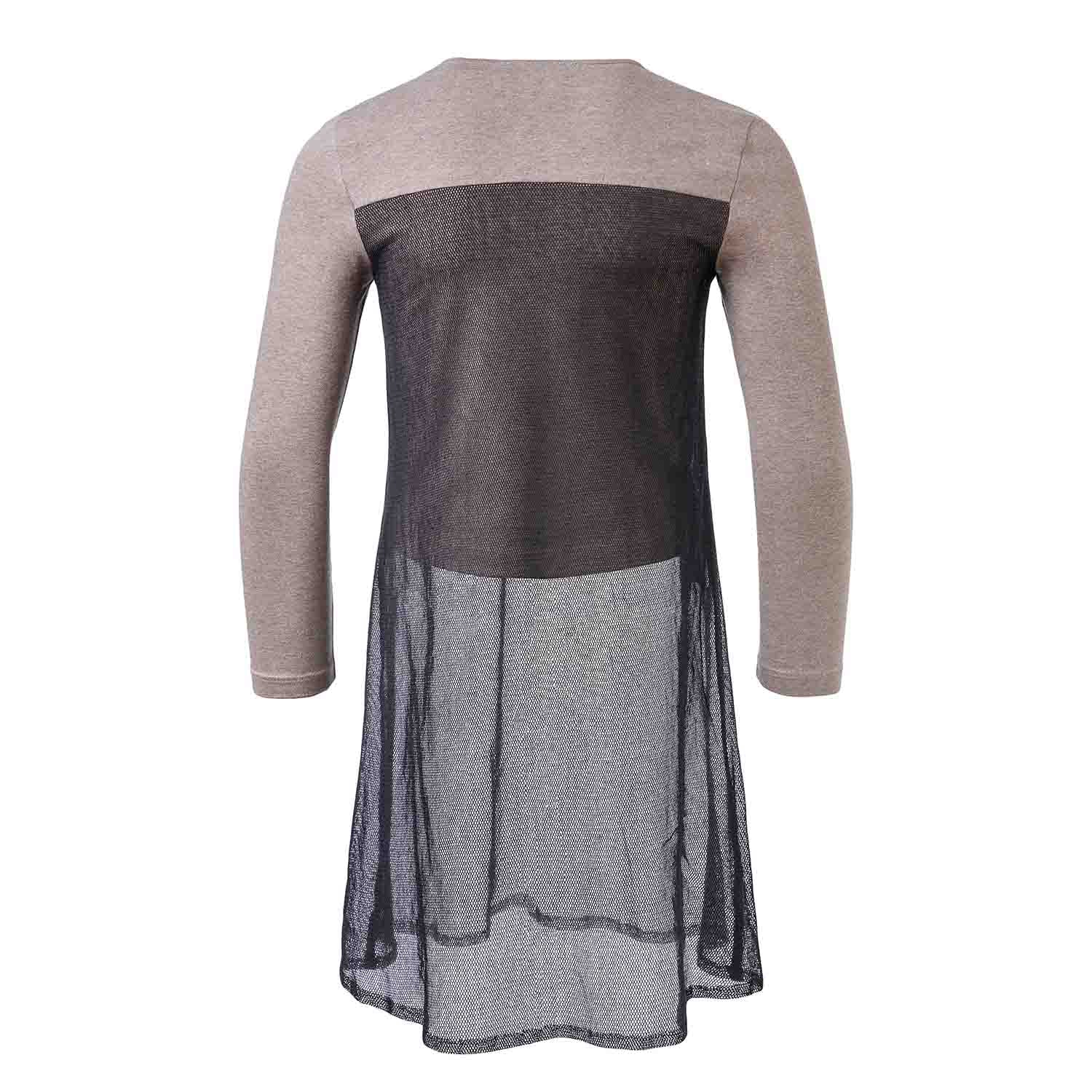 Kids Beige Top with Mesh – view 3 – Infantium Victoria