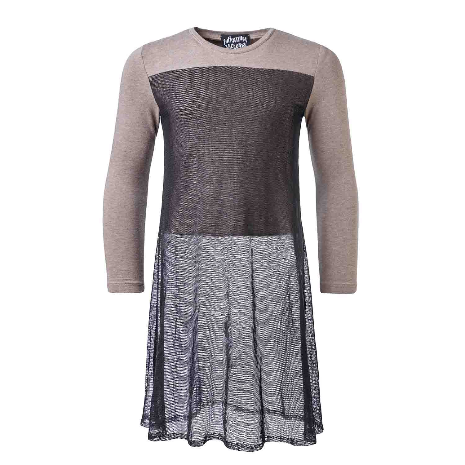 Kids Beige Top with Mesh – Infantium Victoria