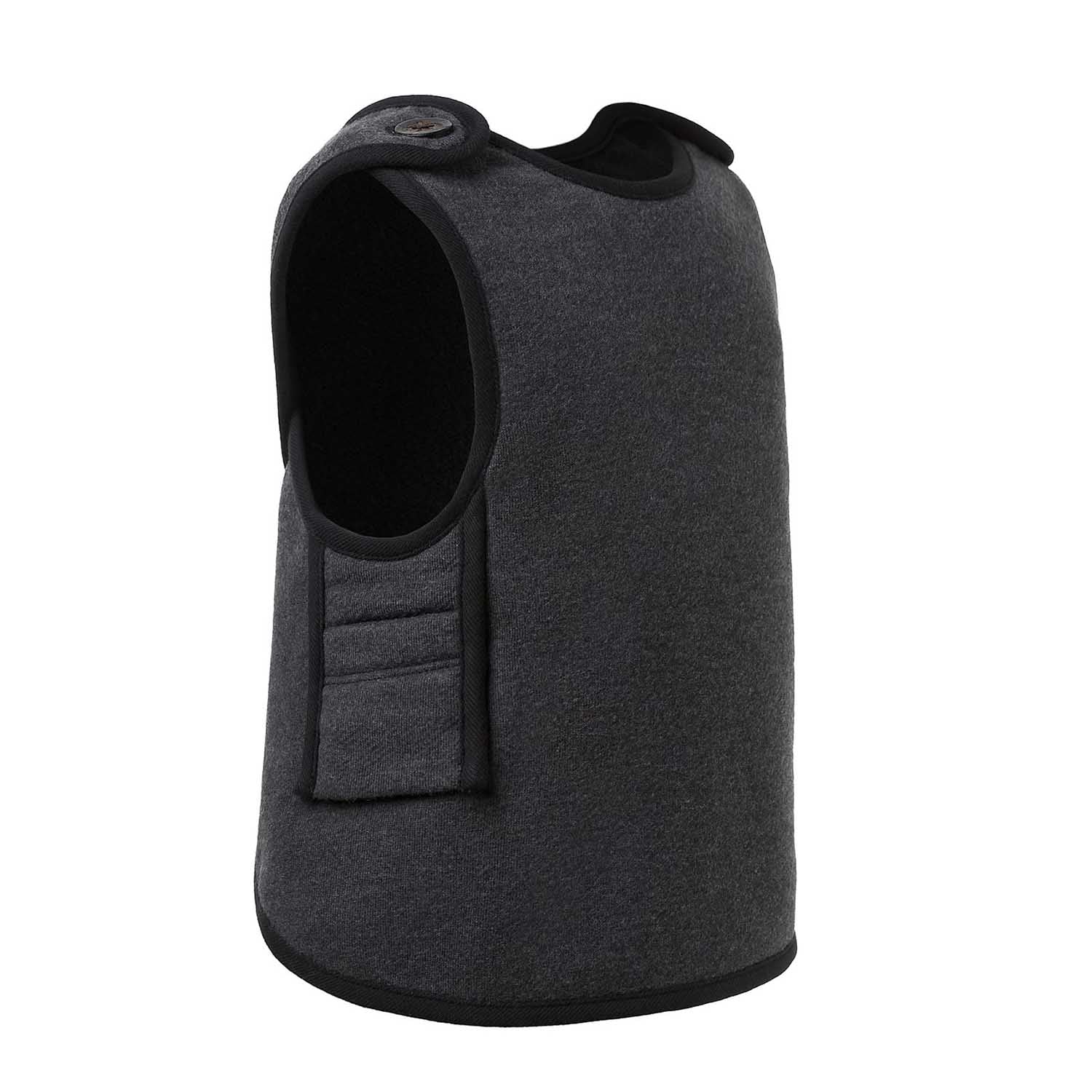 Grey Sweat Bib – view 3 – Infantium Victoria