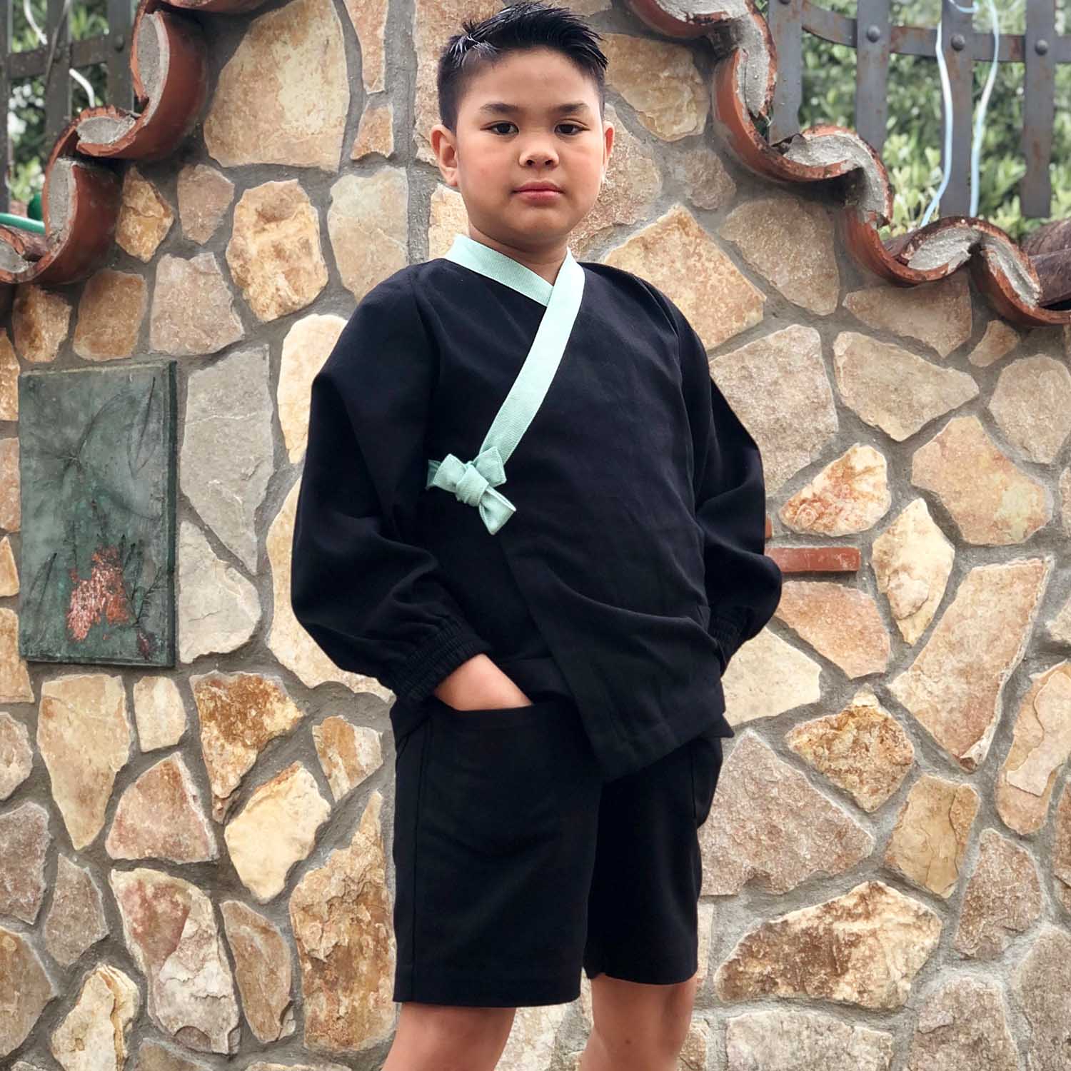 Kids' Kimono Jacket – view 3 – Infantium Victoria