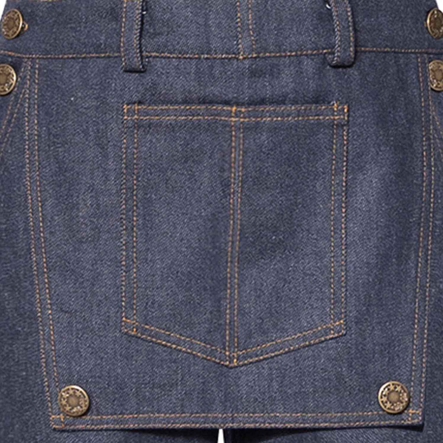 Girls Flare Jeans with Flap – view 3 – Infantium Victoria