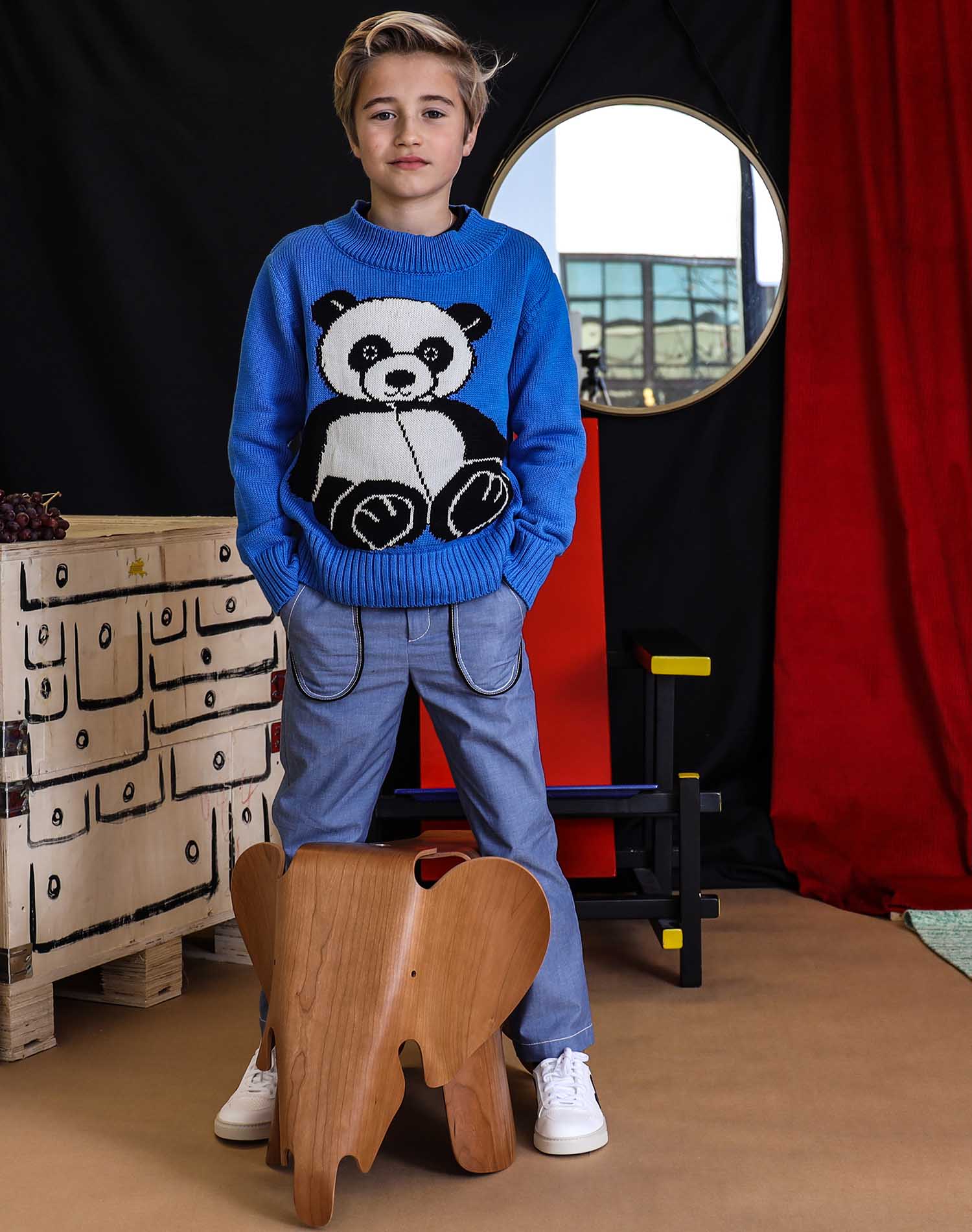 Boys and Girls Bootcut Jeans – view 3 – Infantium Victoria