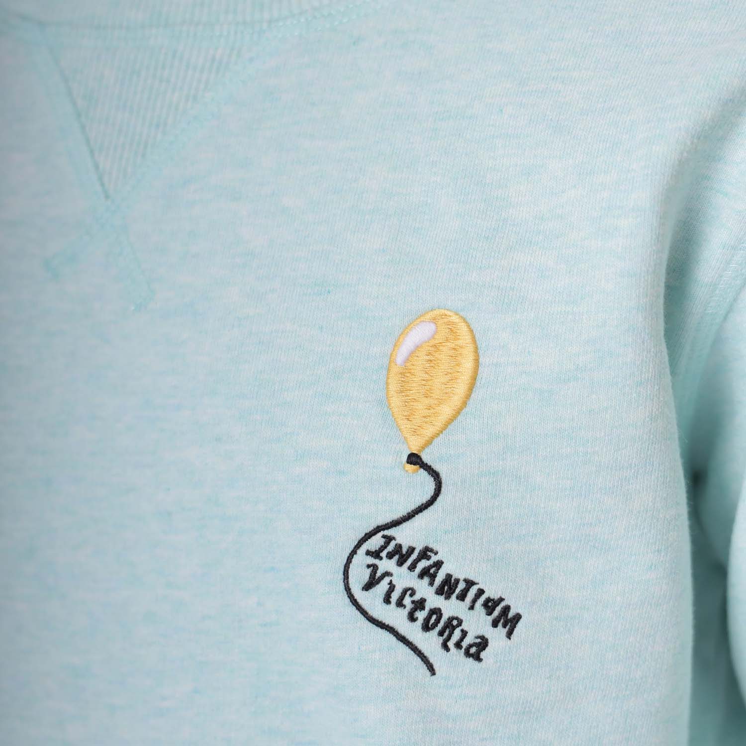 Mint Green Girls and Boys Sweatshirt – view 3 – Infantium Victoria
