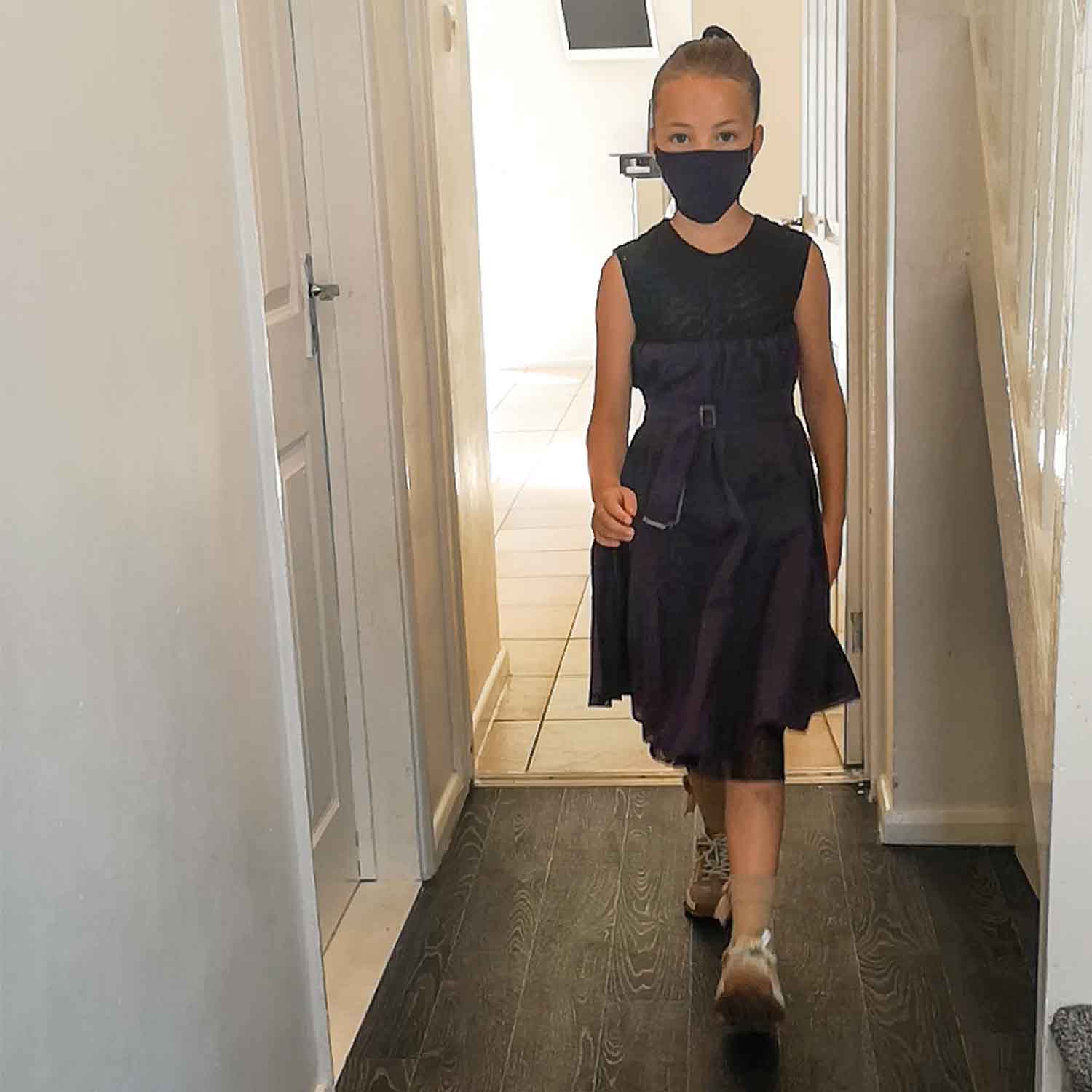 Purple Dress for Girls – view 3 – Infantium Victoria
