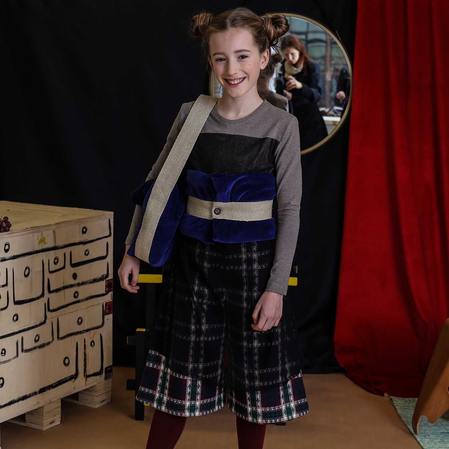 Tartan Culottes for Kids – view 3 – Infantium Victoria