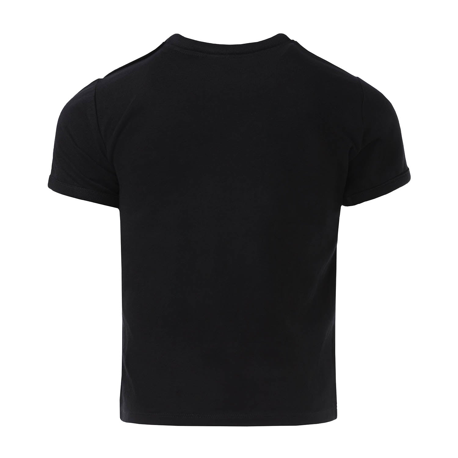 Kids Black T-Shirt with Appliqué – view 4 – Infantium Victoria