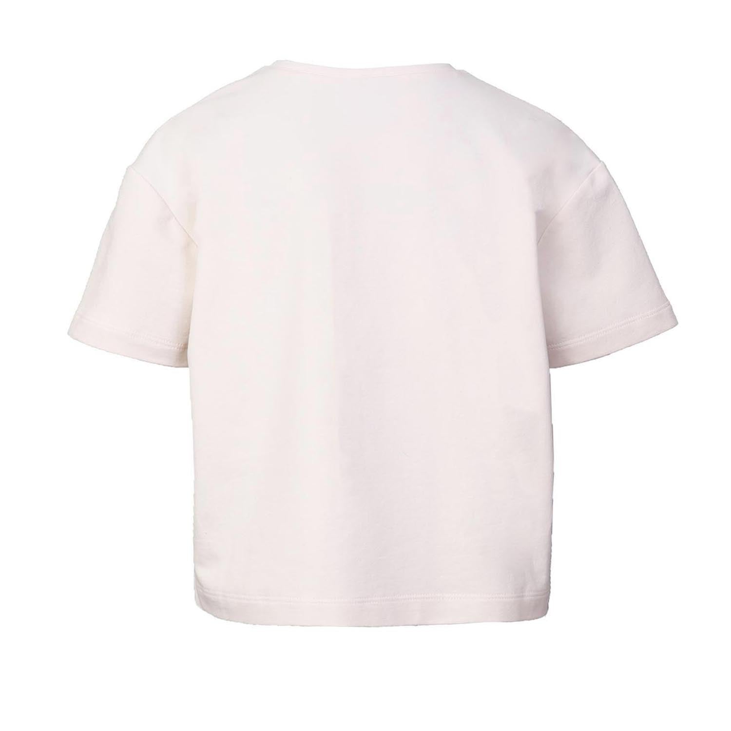 Off-White Oversized T-Shirt with Hand Painting – view 3 – Infantium Victoria