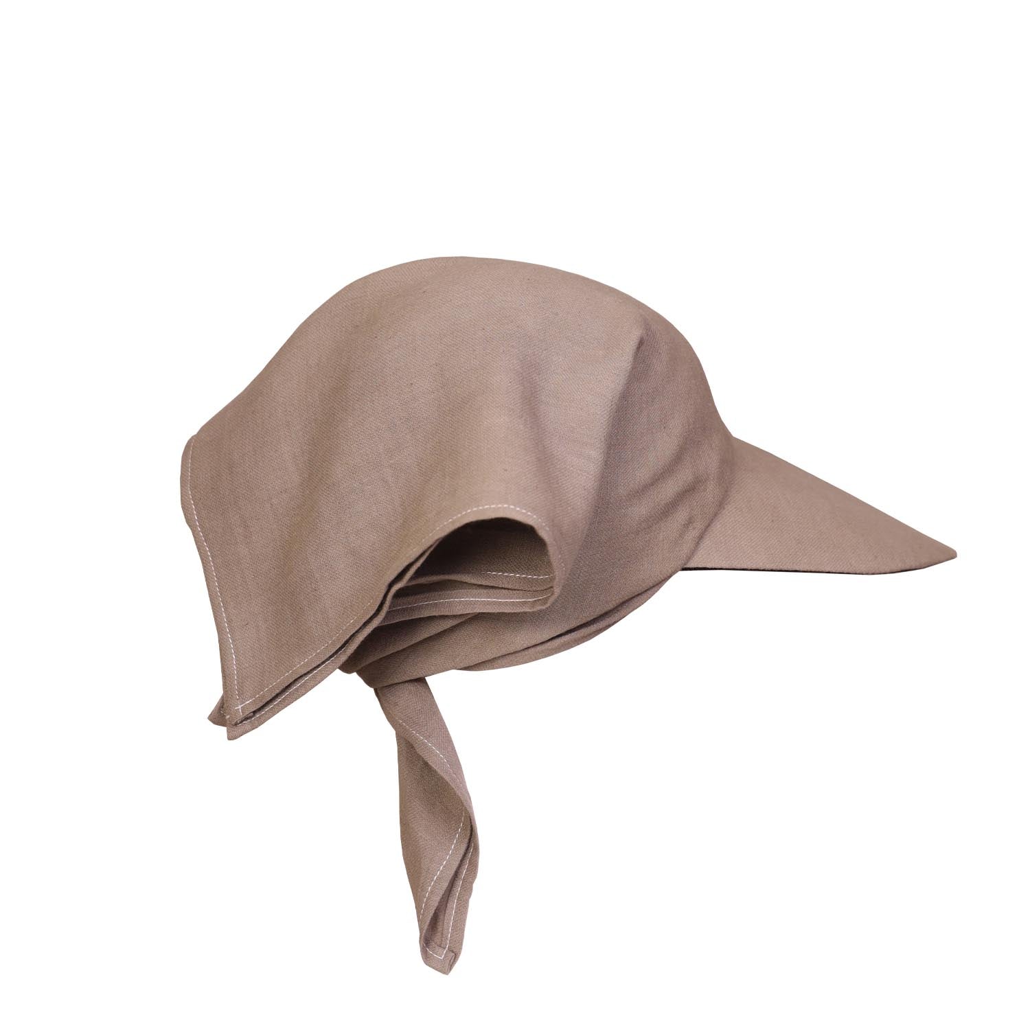 Khaki WEGANOOL Bandana – view 3 – Infantium Victoria
