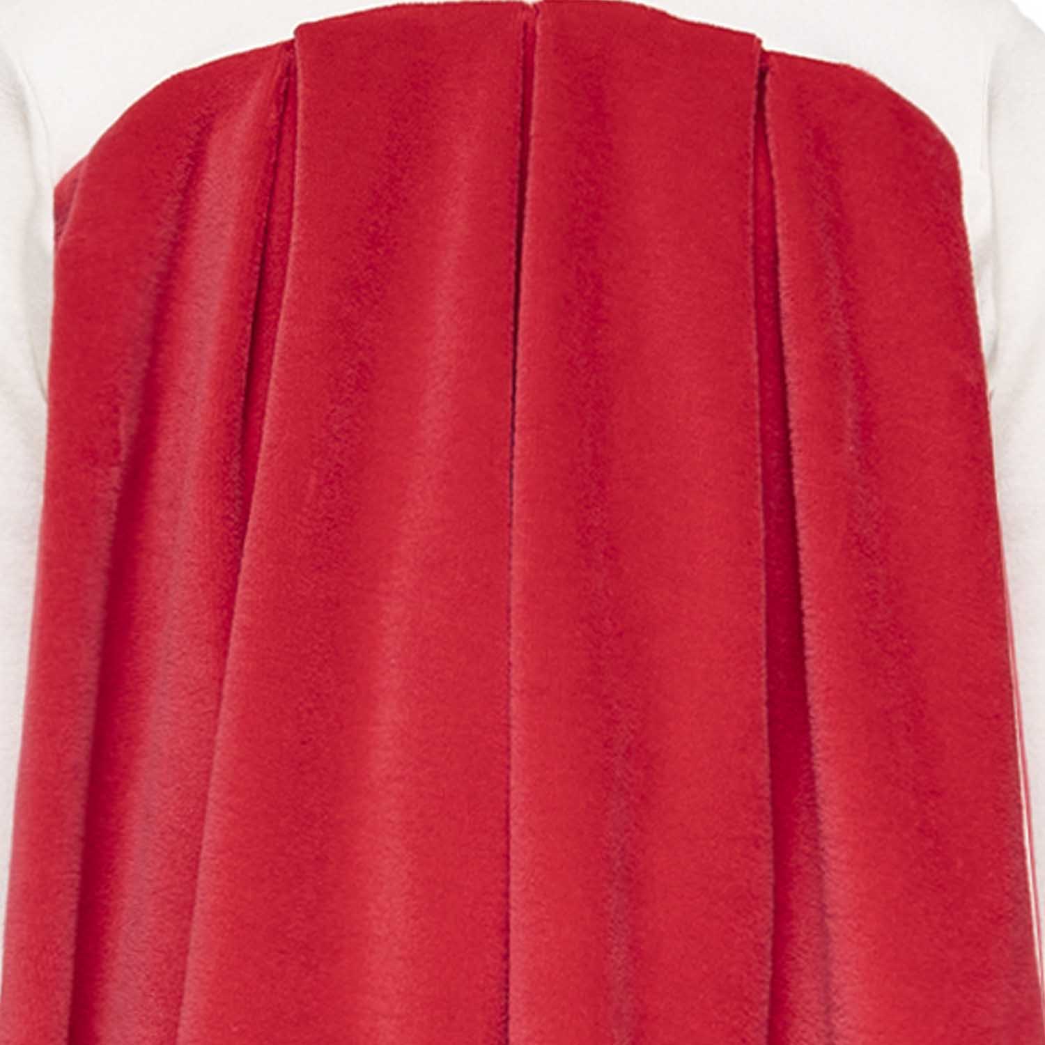 Baby Dress in White and Red – view 2 – Infantium Victoria