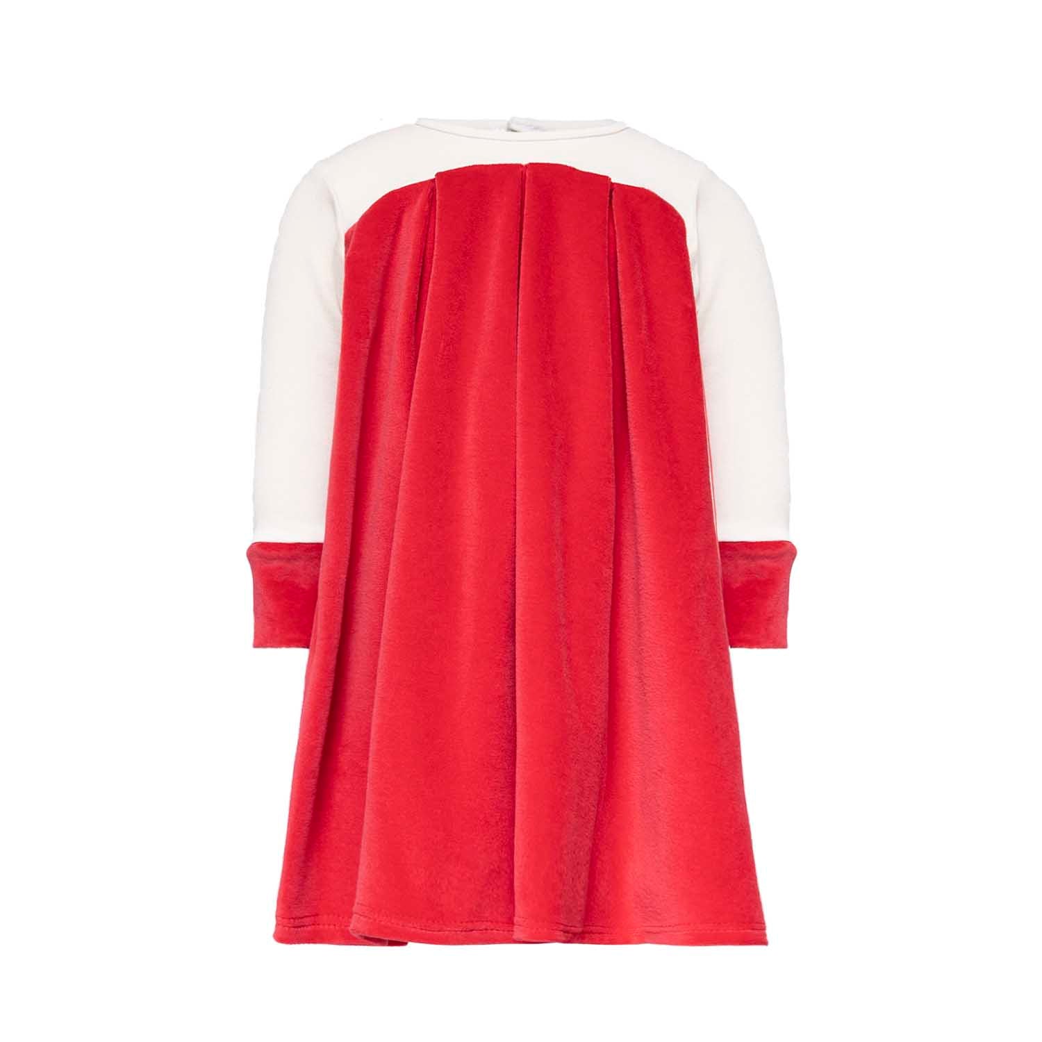 Baby Dress in White and Red – Infantium Victoria