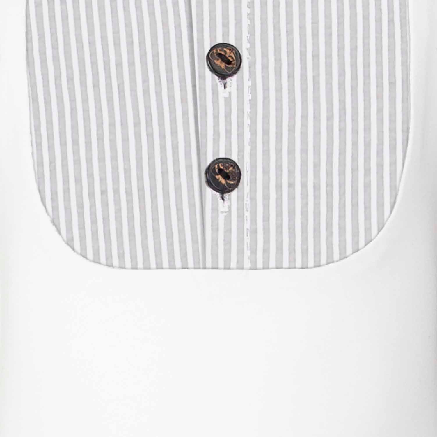 Baby Playsuit in White – view 3 – Infantium Victoria