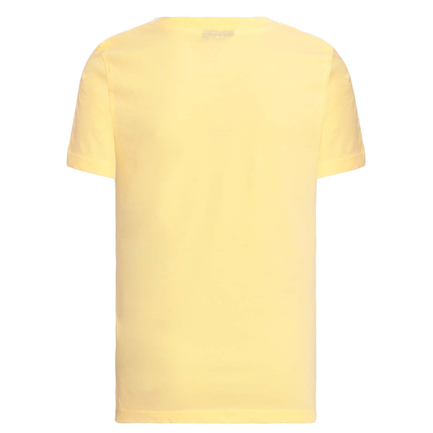 Kids T Shirt in Yellow with Embroidery – view 4 – Infantium Victoria