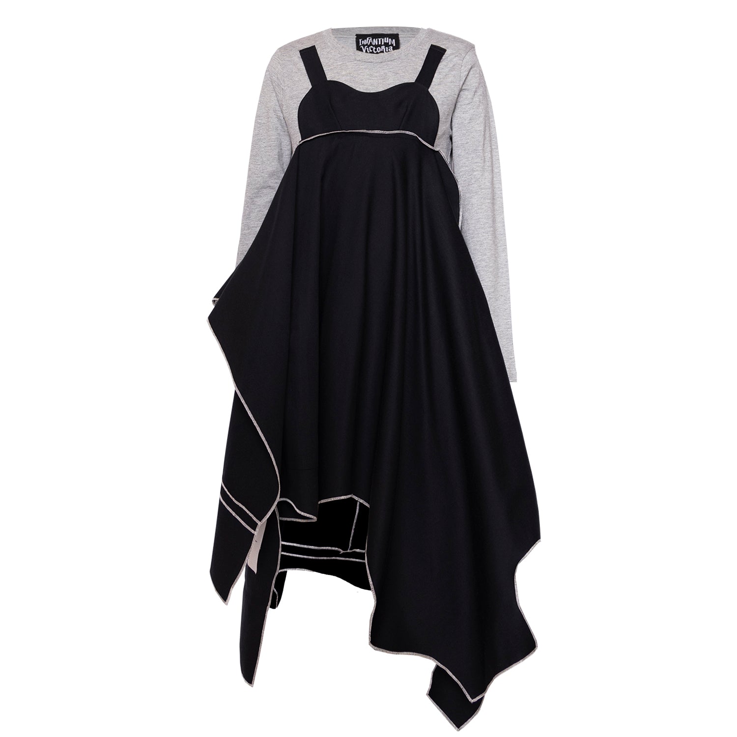 Black Zero-Waste Dress – Infantium Victoria