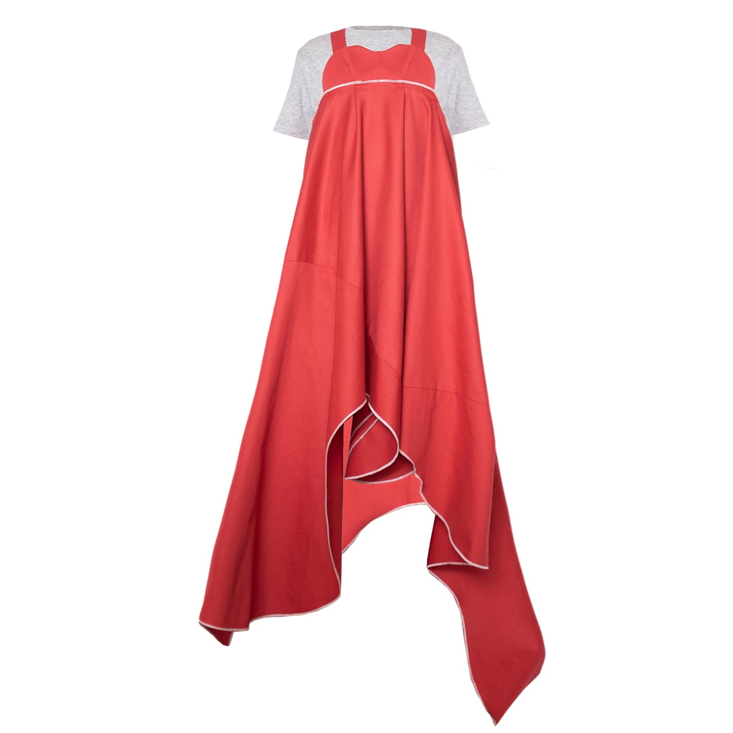 Red Zero-Waste Dress – Infantium Victoria