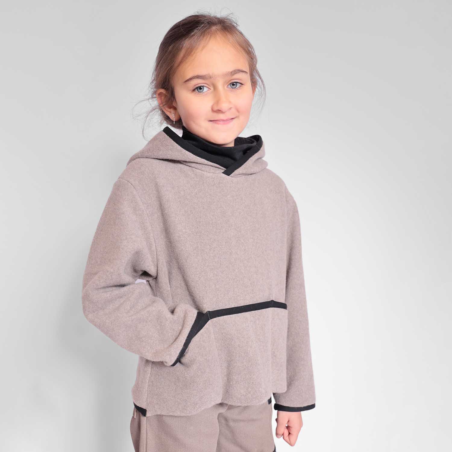 Fleece Pullover Hoodie – view 2 – Infantium Victoria