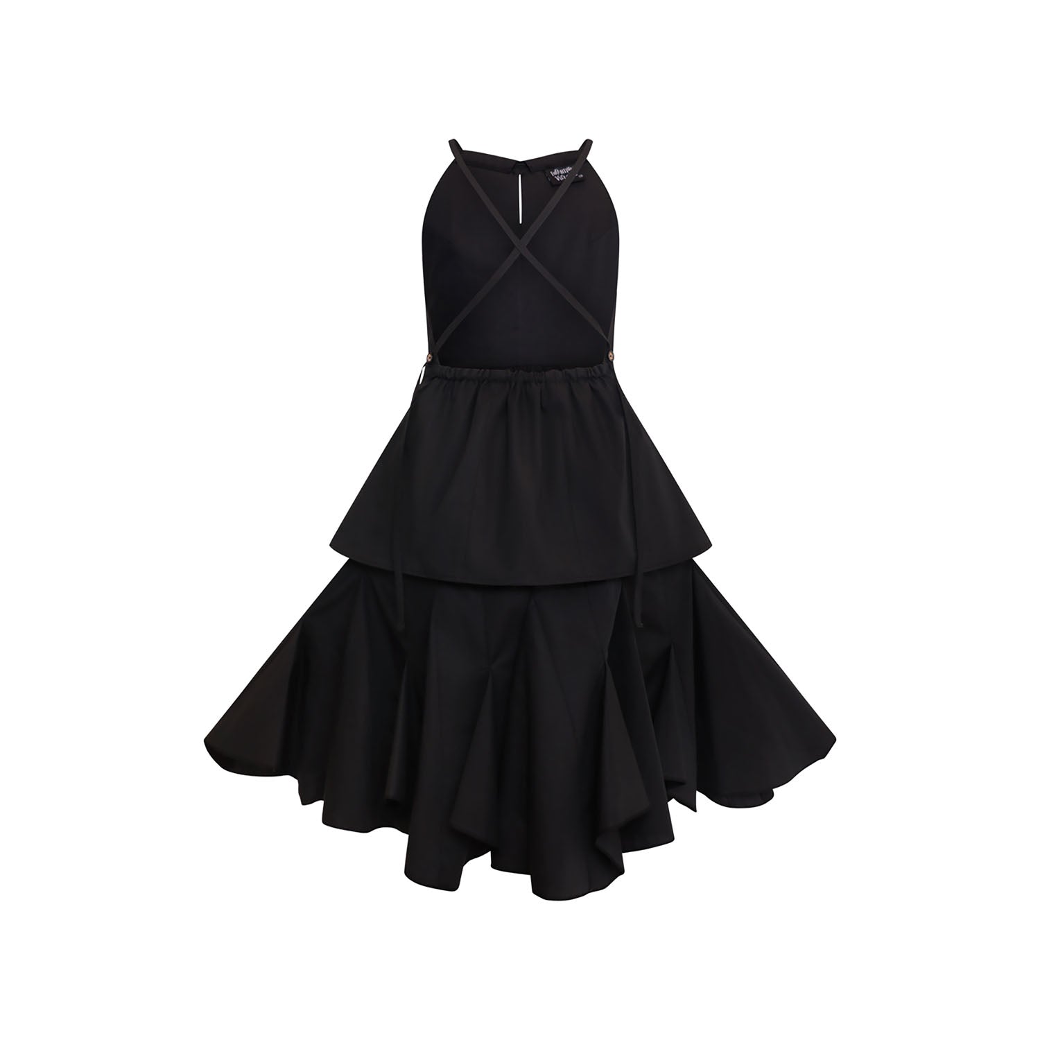 Zero Waste Girls Black Dress – view 3 – Infantium Victoria