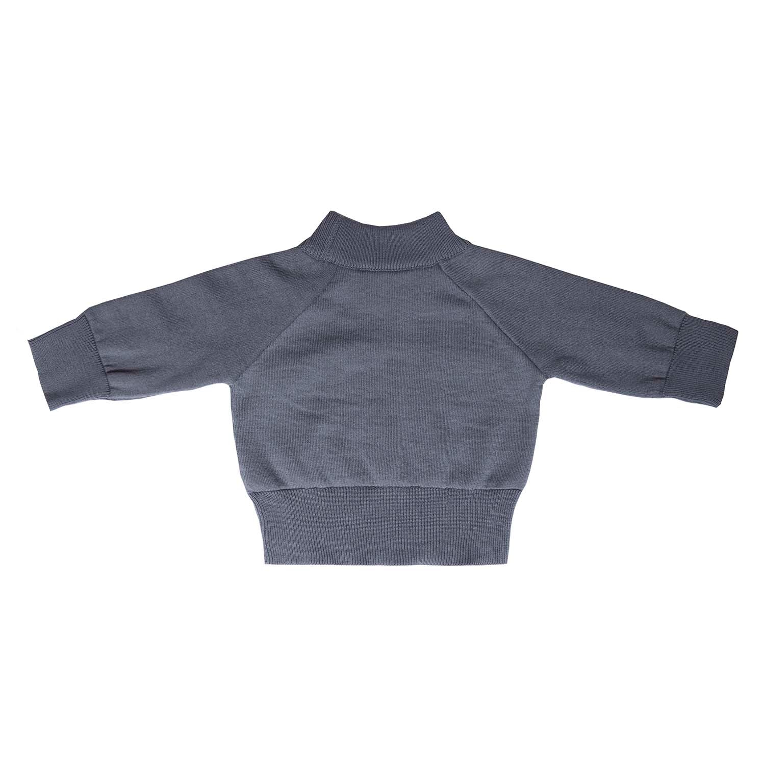 PRELOVED Grey Baby Boy Christmas Sweater, 6 mths – view 3 – Infantium Victoria