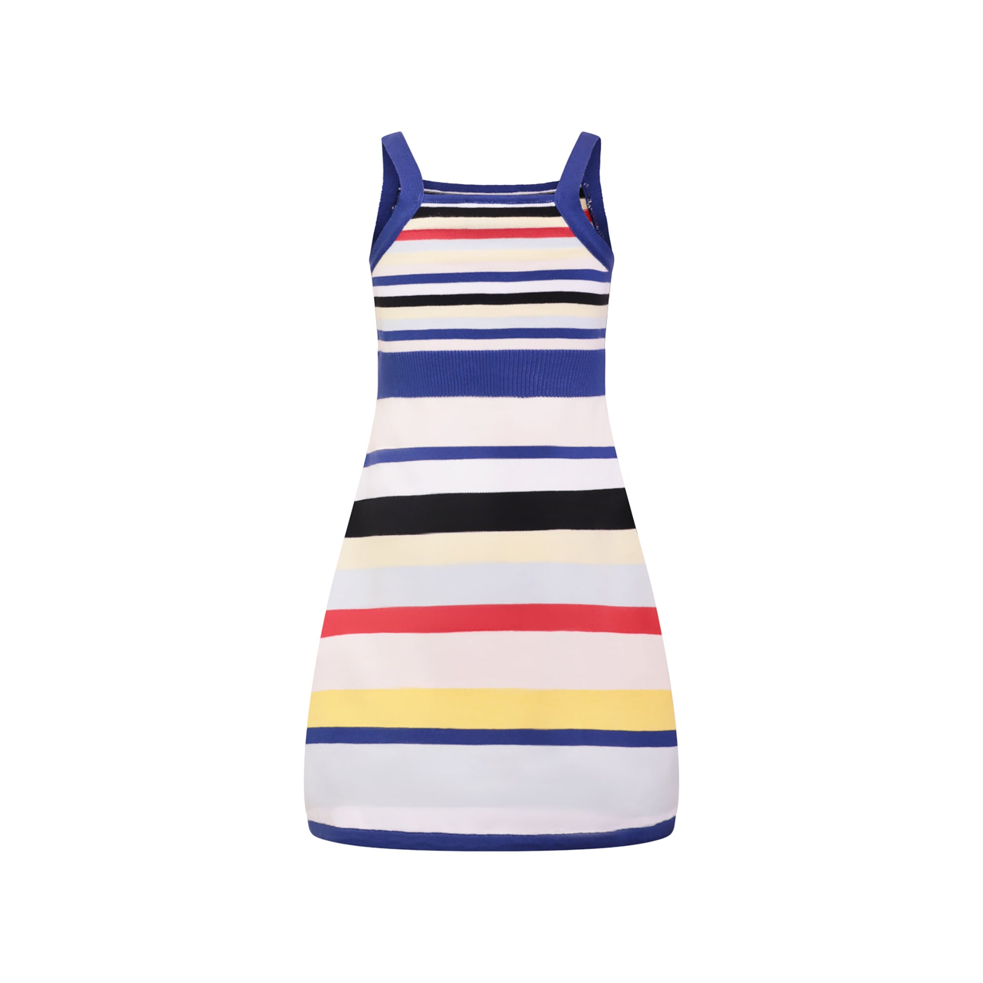 Girls Beach Dress with Bright Stripes – view 4 – Infantium Victoria