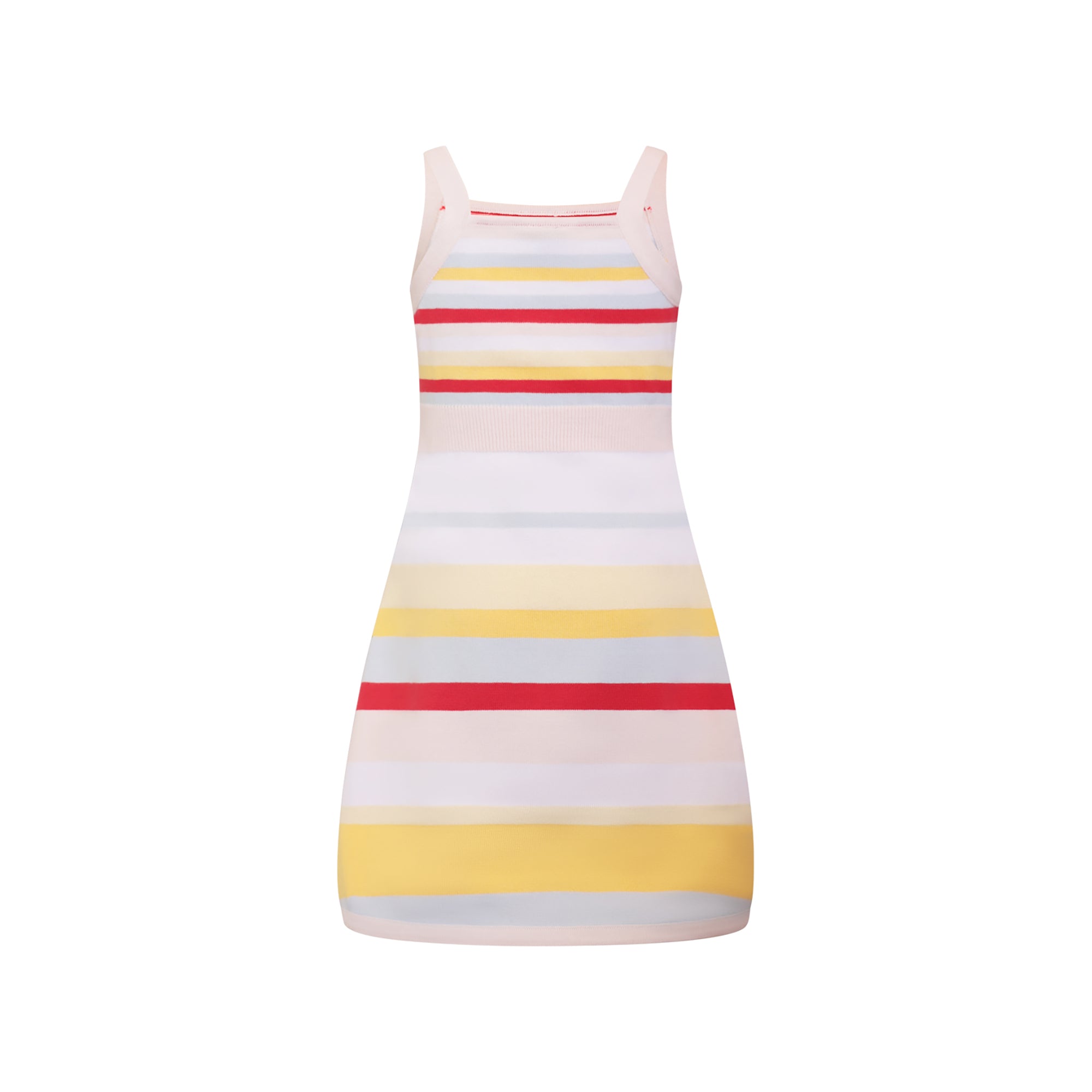 Girls Beach Dress with Bright Stripes – view 4 – Infantium Victoria