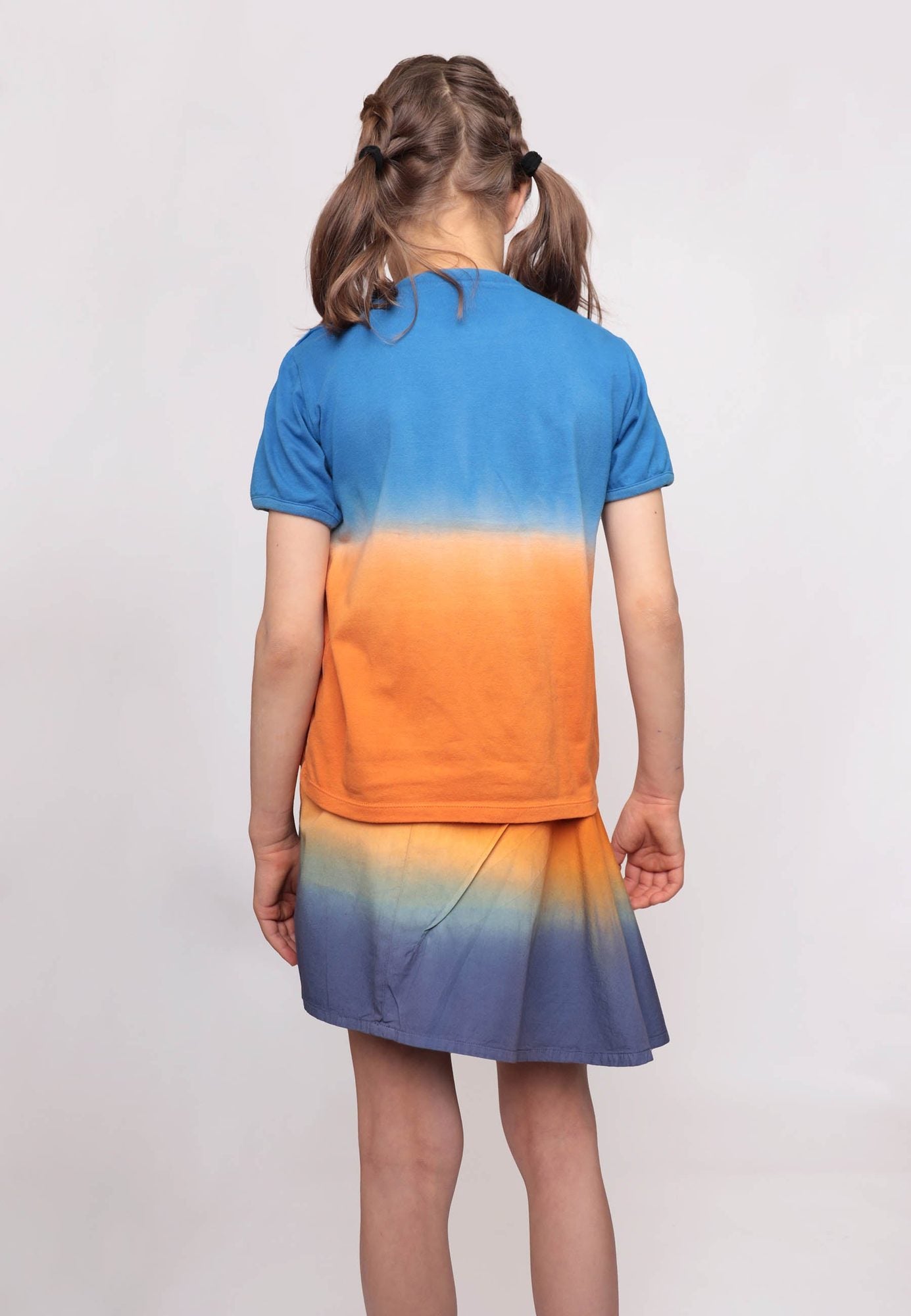 Dip Dye Kids T-Shirt with Appliqué – view 7 – Infantium Victoria
