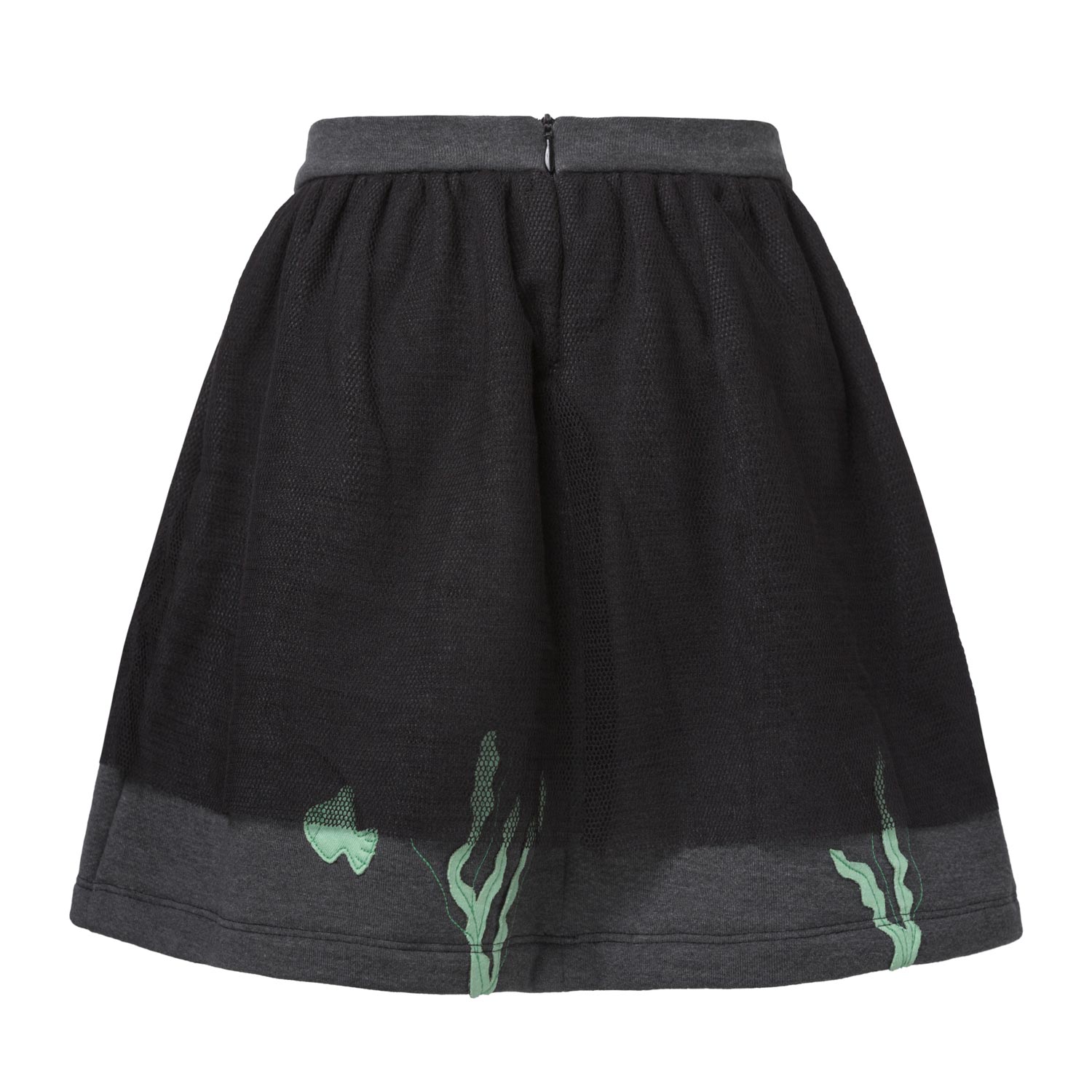 PRELOVED Jersey Skirt with Tulle and Marine Applications, 6 years – view 2 – Infantium Victoria