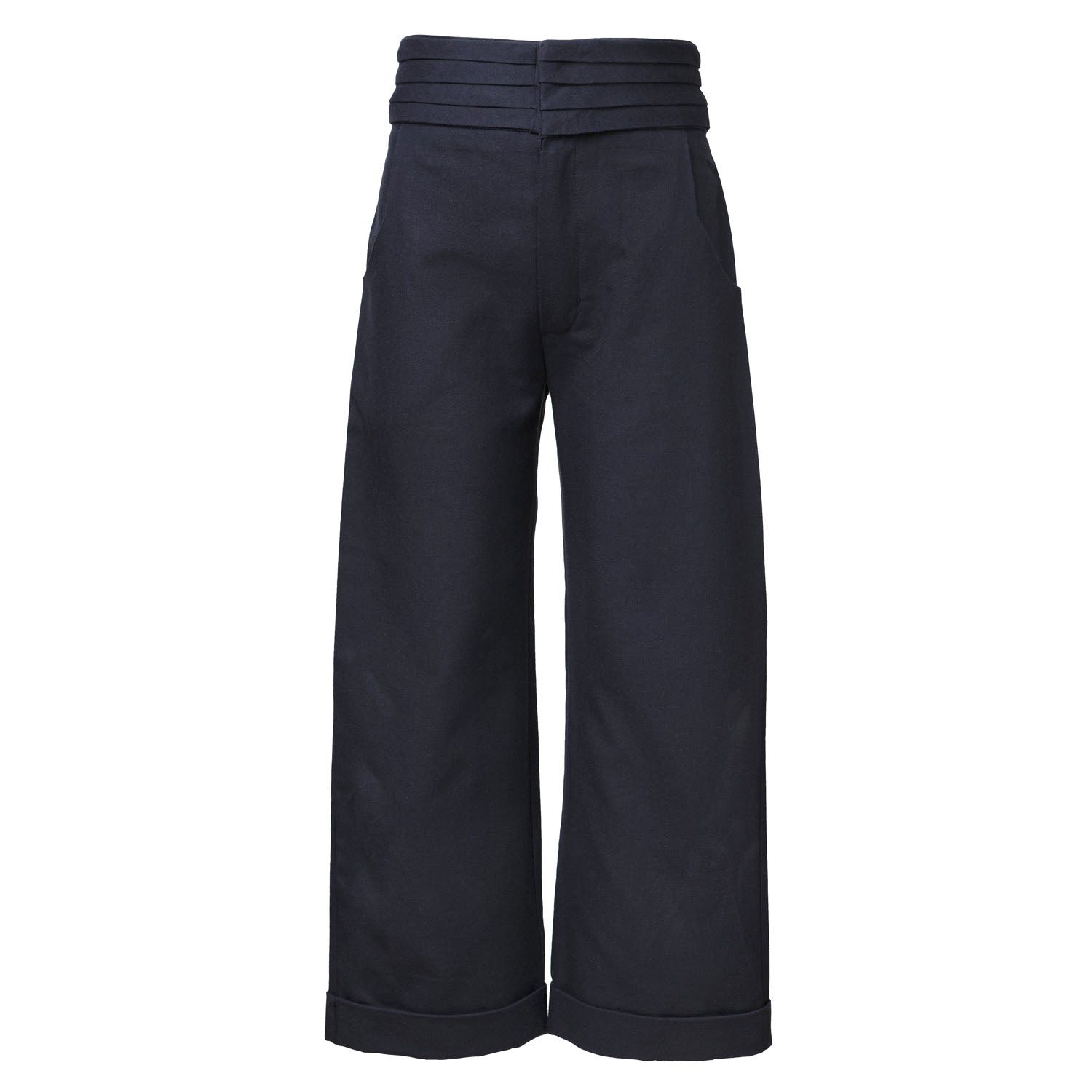 Black Pants with Pleated Belt – Infantium Victoria