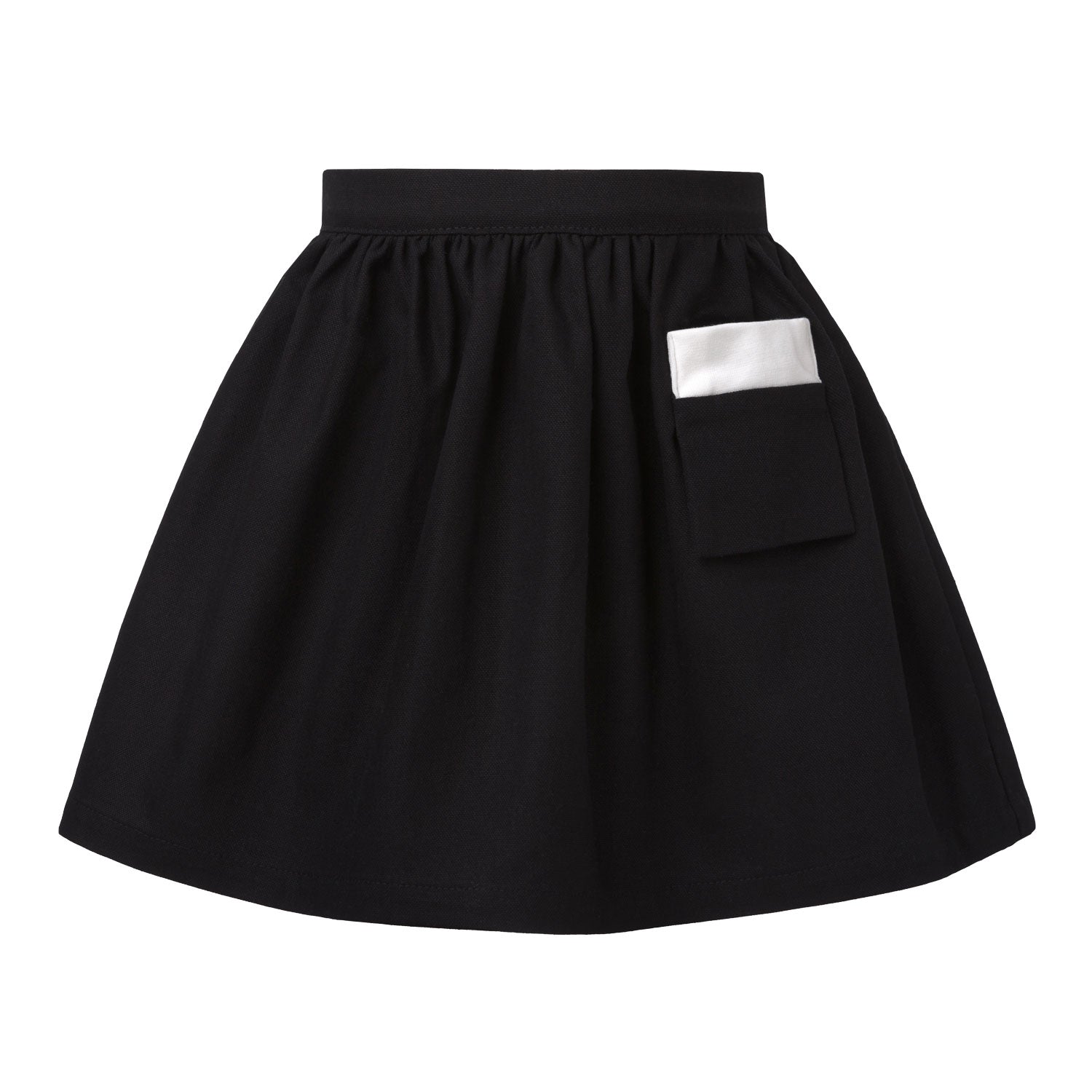 Black Cotton Canvas Skirt – Infantium Victoria