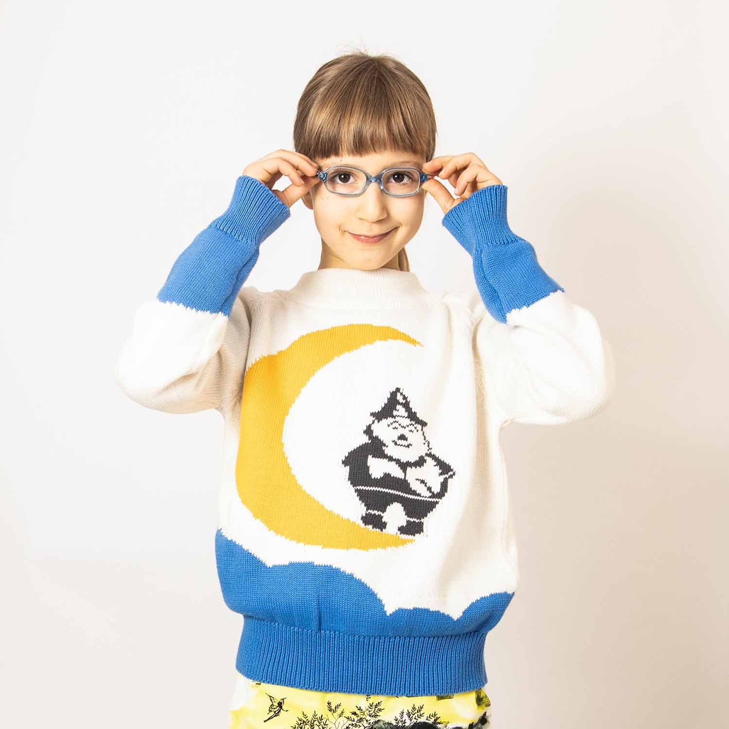 Boys and Girls Christmas Sweater with Gnome – view 2 – Infantium Victoria