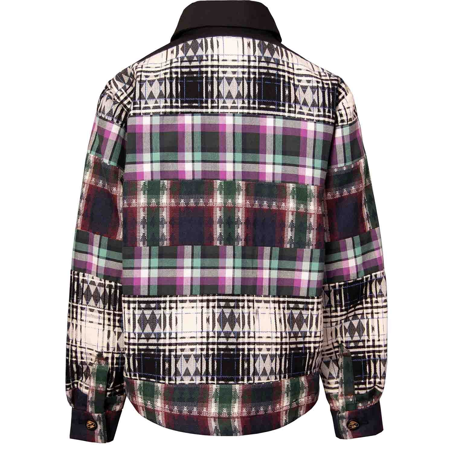 Mixed Tartan Plaid Shirt – view 3 – Infantium Victoria