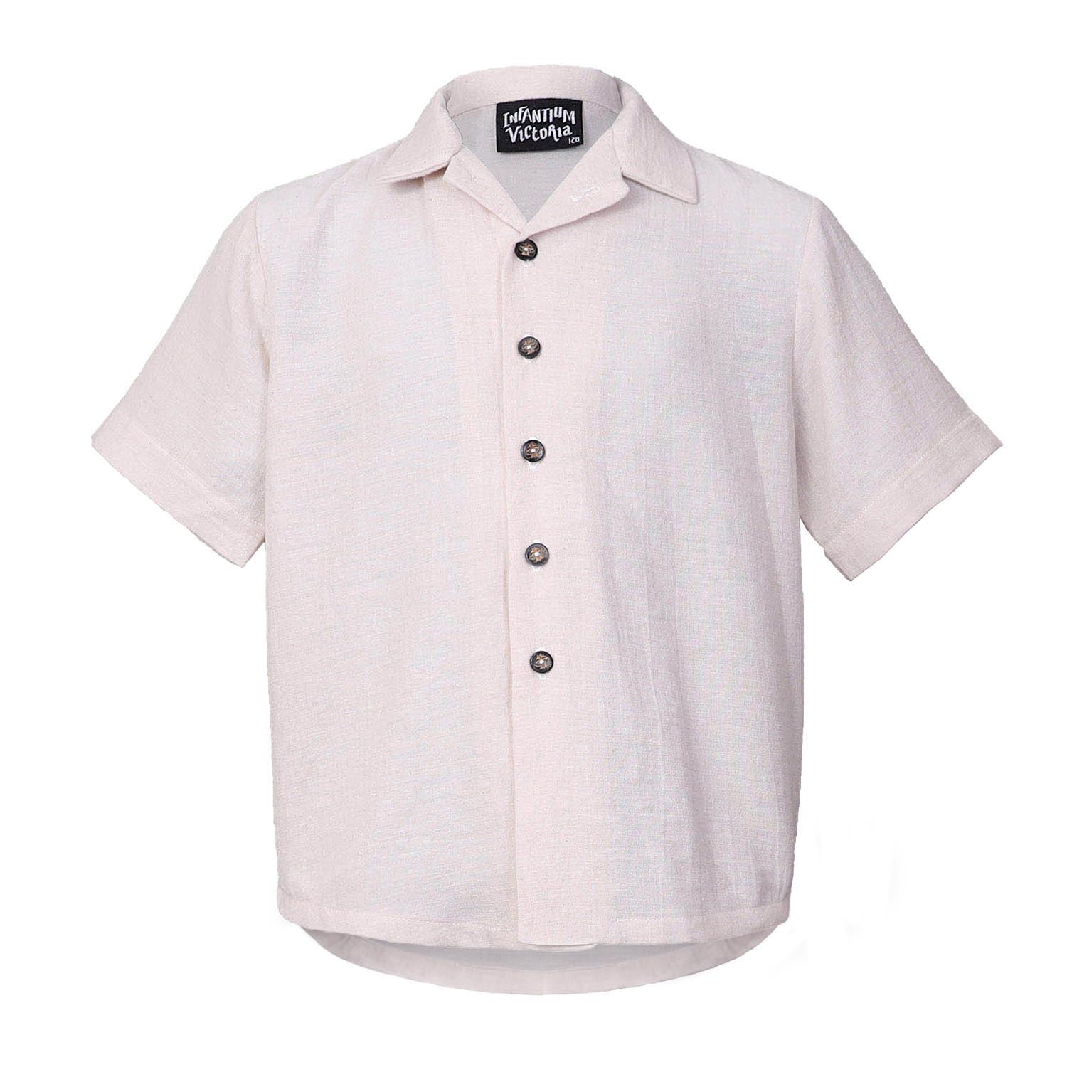 Kids Shirt in Cream Weganool Vegan Cashmere – Infantium Victoria