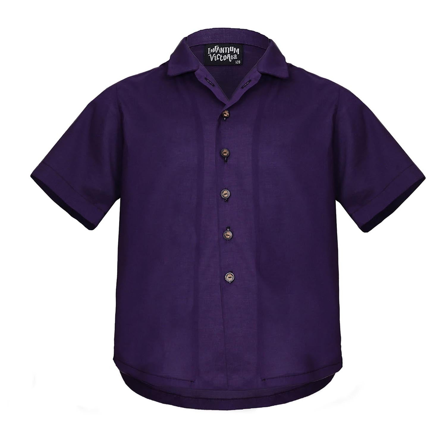 Kids Short-sleeved Shirt in Purple – Infantium Victoria