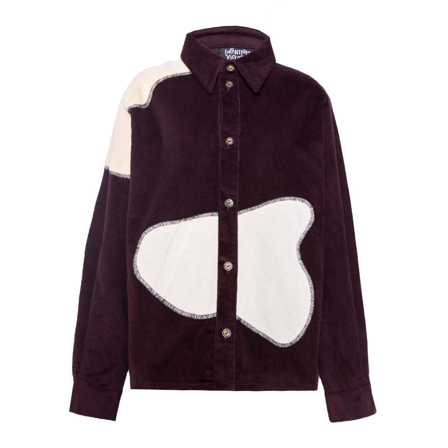 Velvet Kids Shirt in Aubergine – Infantium Victoria